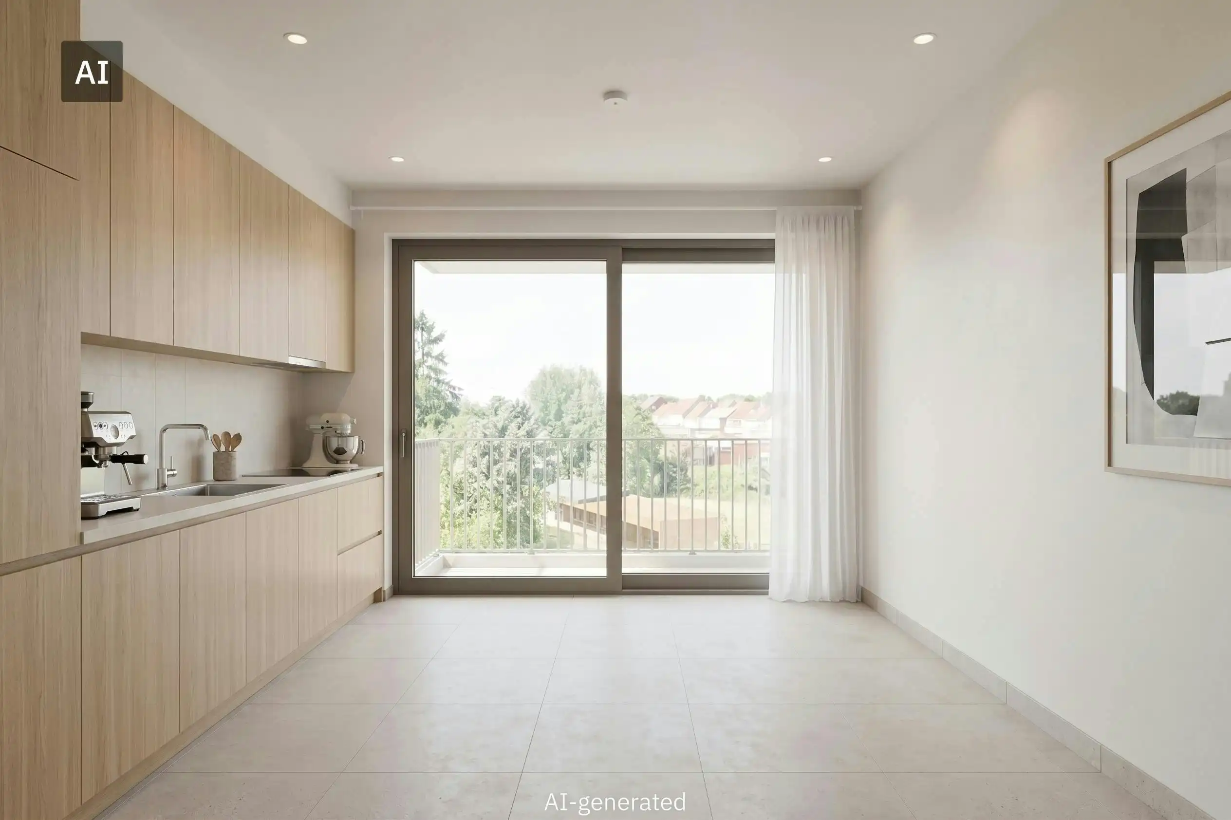 Nieuw 1-slaapkamerappartement te koop in residentie Greenscape foto 3
