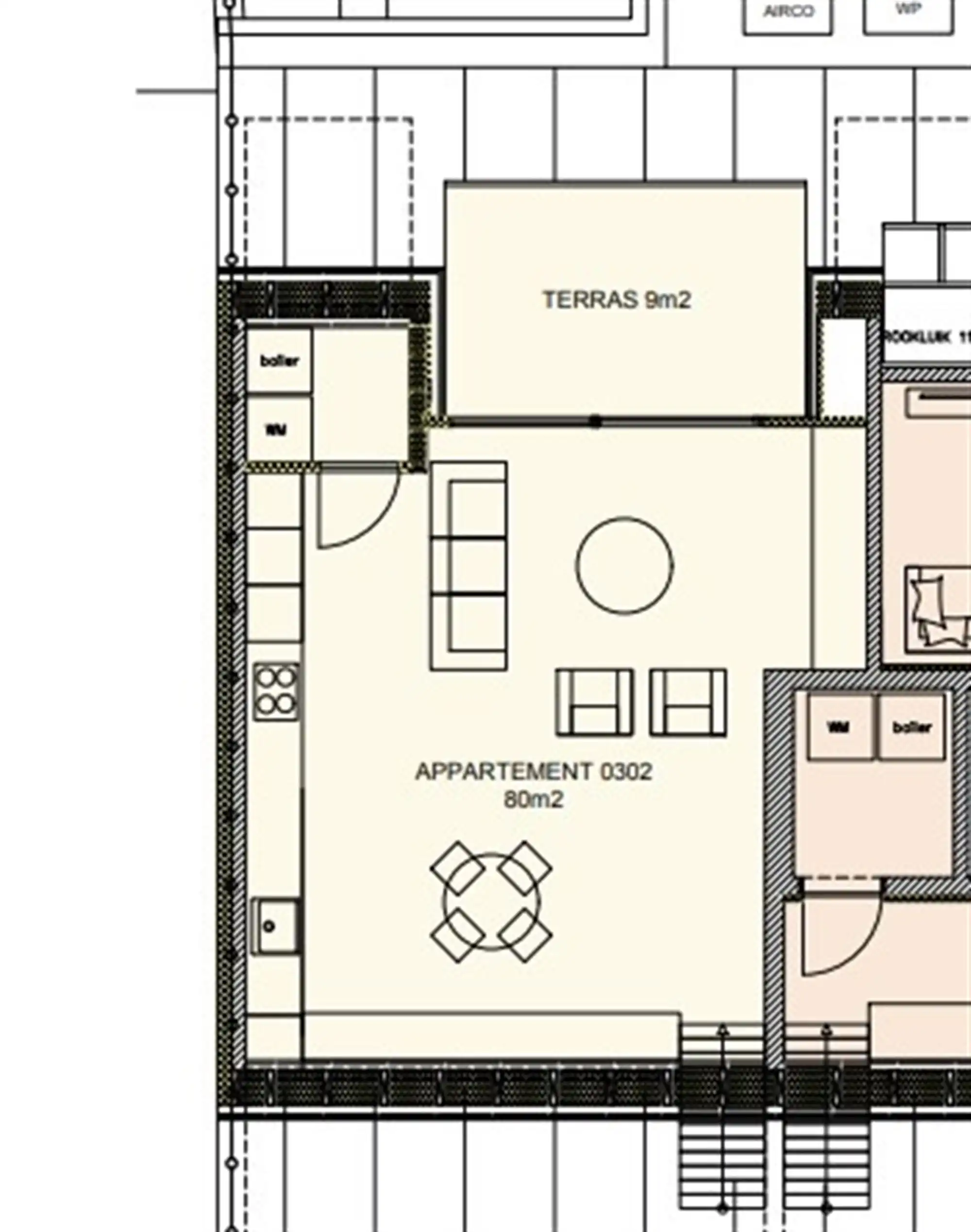 Duplex - 1 slpk - Terras - B6 foto 3