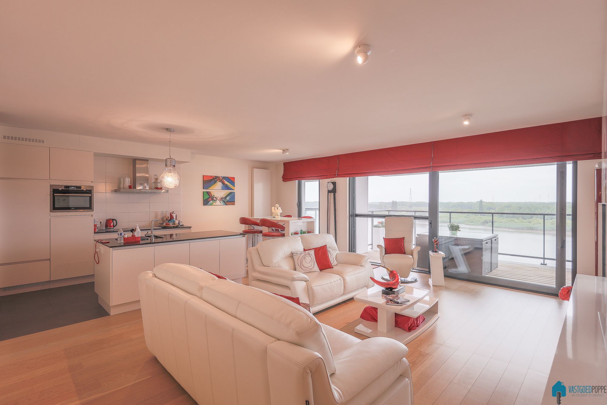 Appartement met terras zicht op de Schelde foto 3