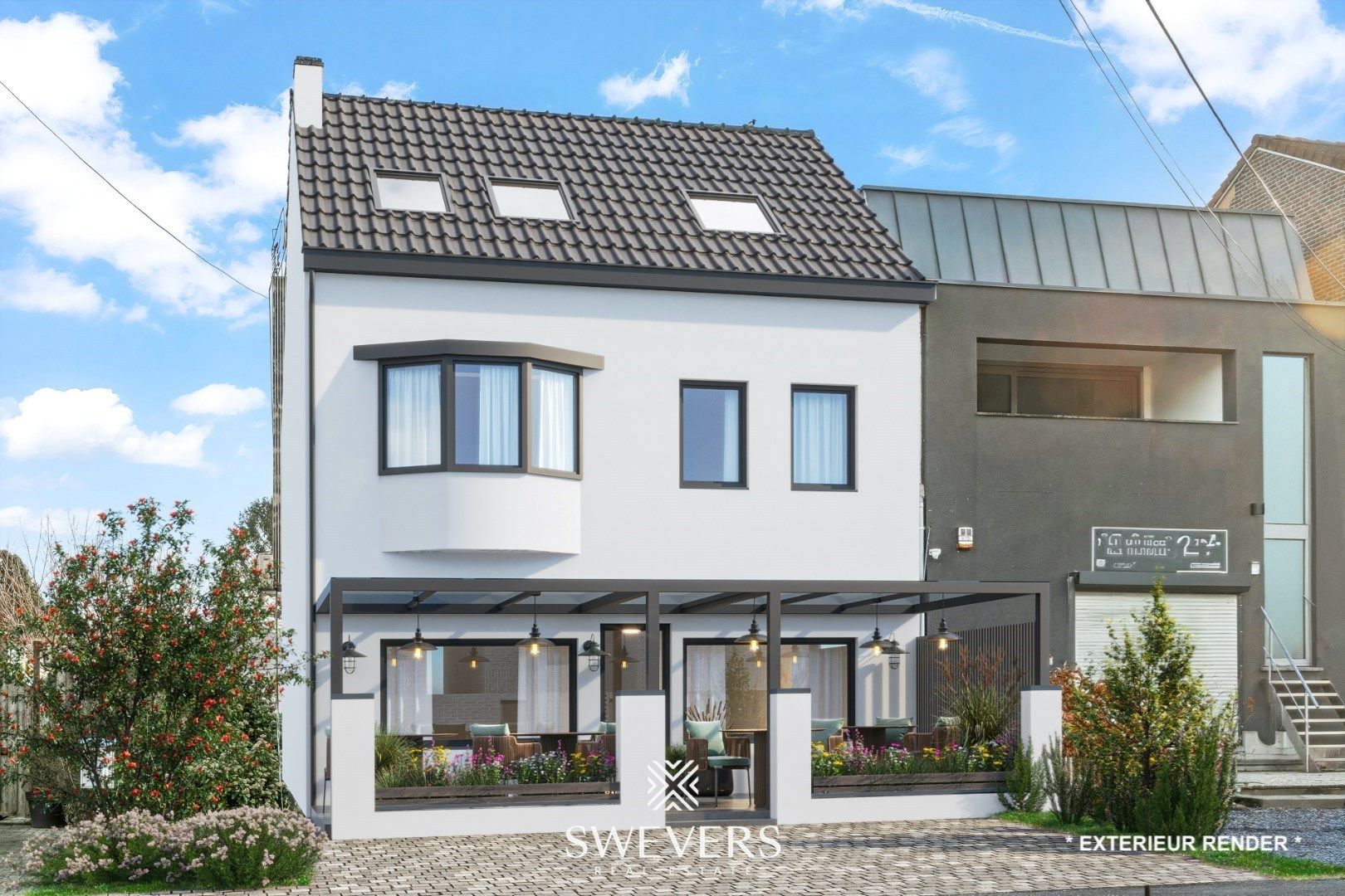 Duplex-appartement met handelsruimte, terras en tuin op toplocatie Riemst foto 2