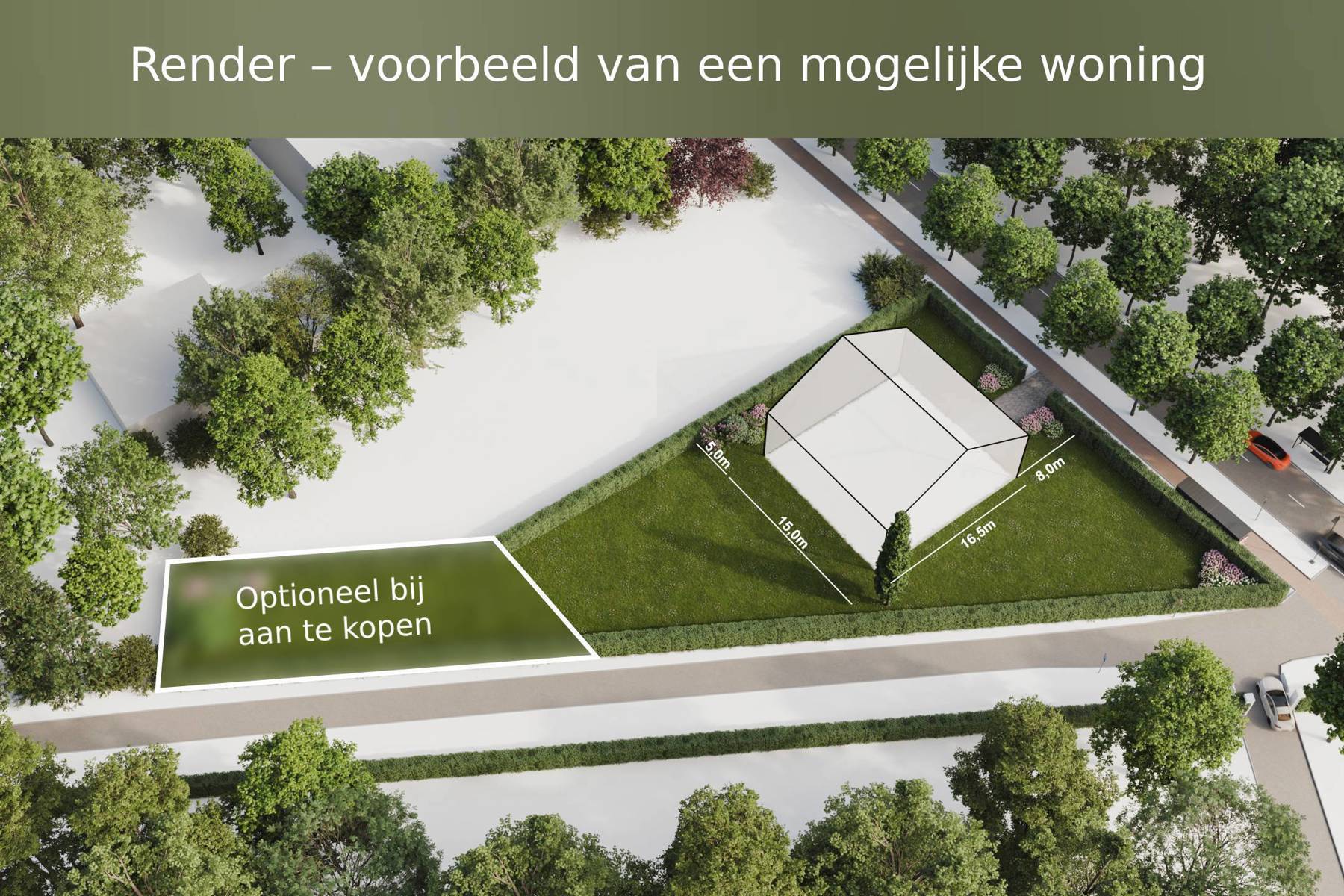 Prachtige bouwgrond (1.372 m²) voor een open bebouwing. foto {{pictureIndex}}