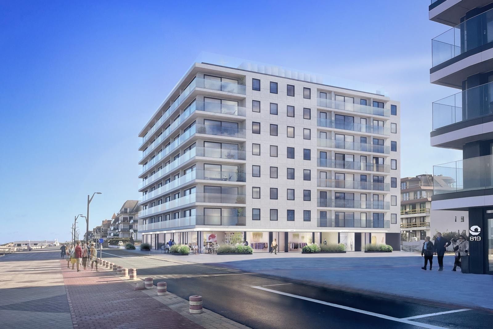 Gerenoveerd appartement genietend van lateraal zeezicht gelegen hartje Het Zoute foto 7