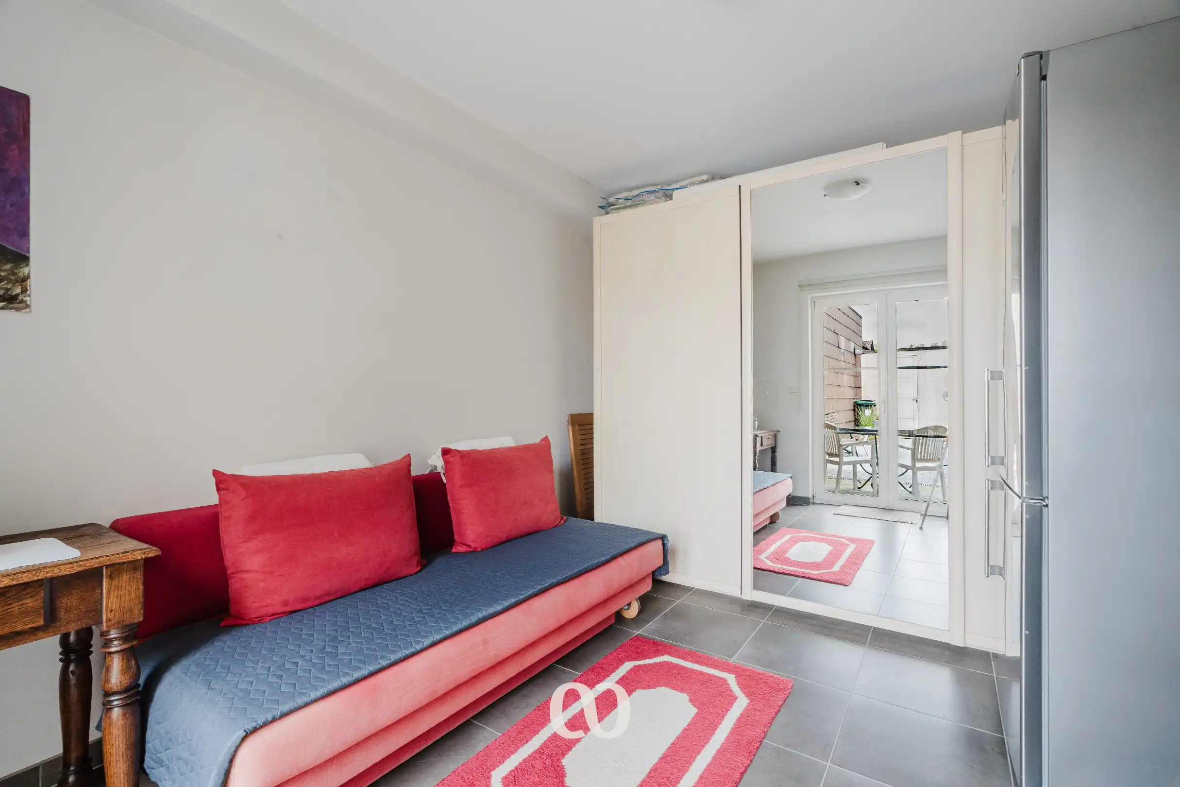 Gelijkvloers appartement met 3 slaapkamers, garage en tuin in Huise foto 12