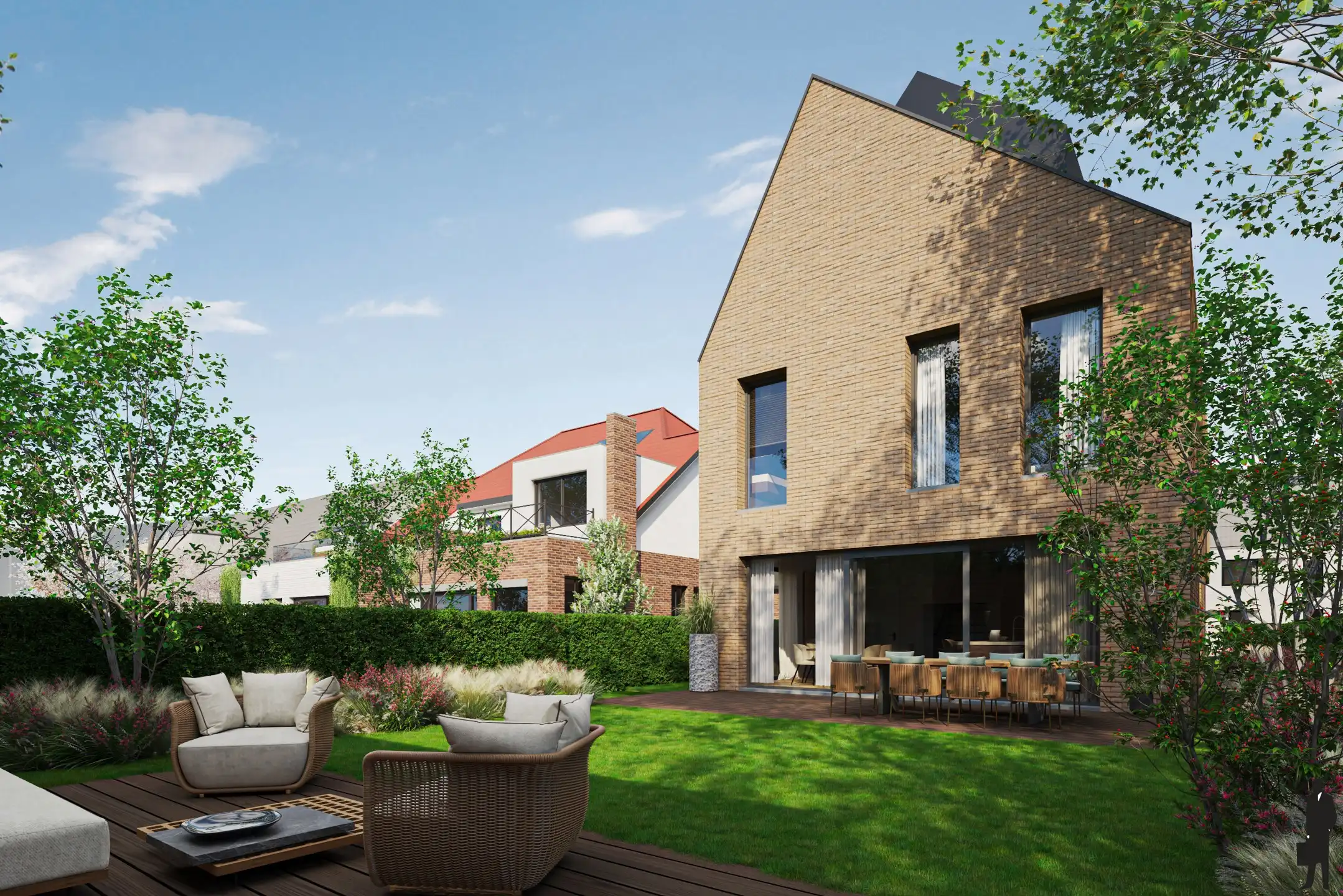 Zeer goed gelegen bouwgrond met reeds vergunde woning foto 5