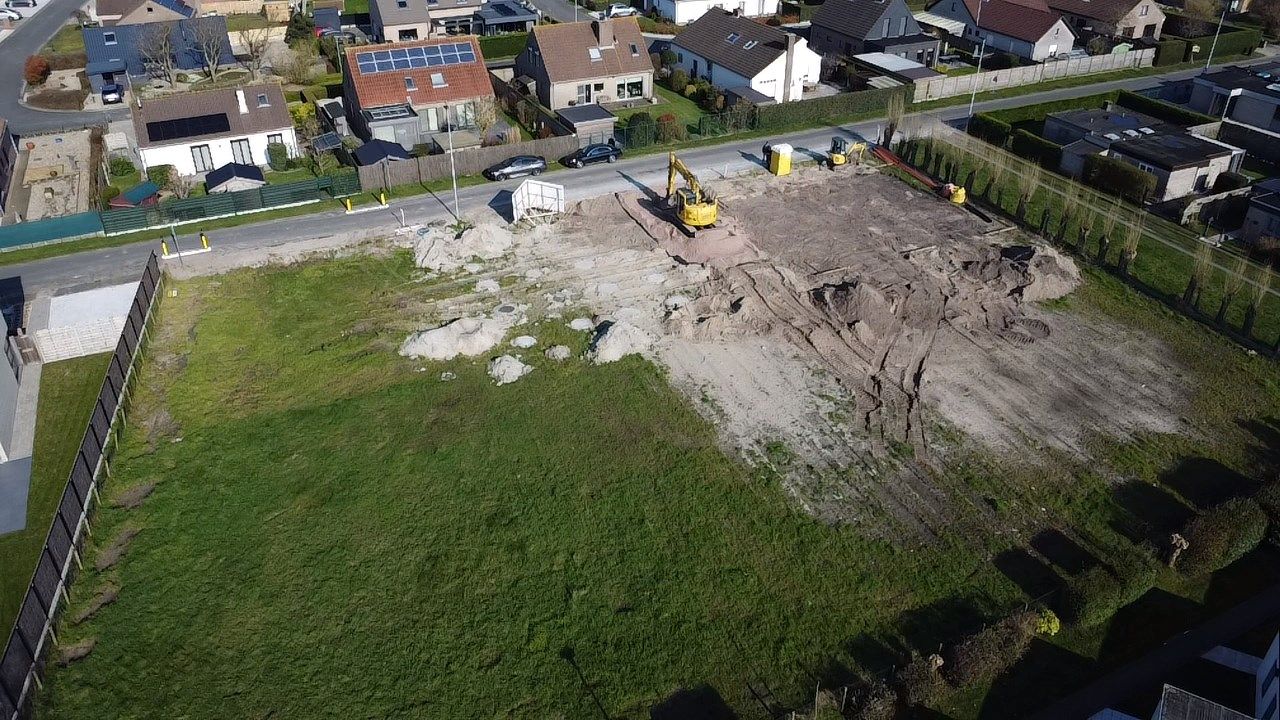 Uniek stuk bouwgrond (804 m² - ZW) op topligging te Westende (Middelkerke) foto {{pictureIndex}}
