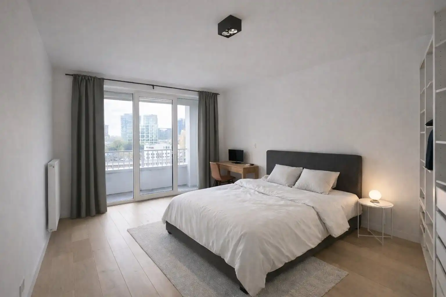 Recent 1-slpk appartement met kanaalzicht + parking, Brussel foto 4