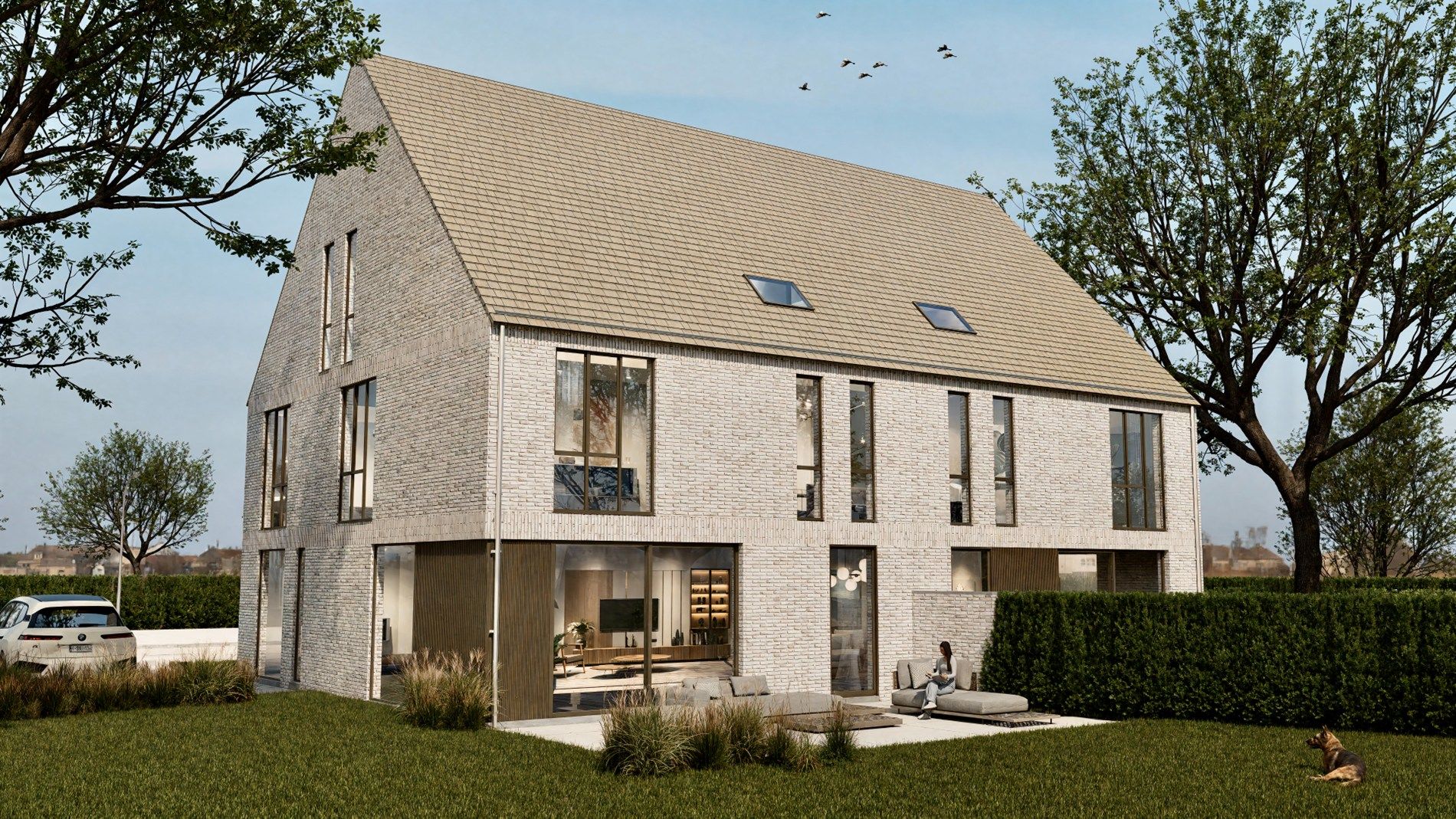 BEN Nieuwbouw woning in groene omgeving en op een steenworp van Gent foto {{pictureIndex}}