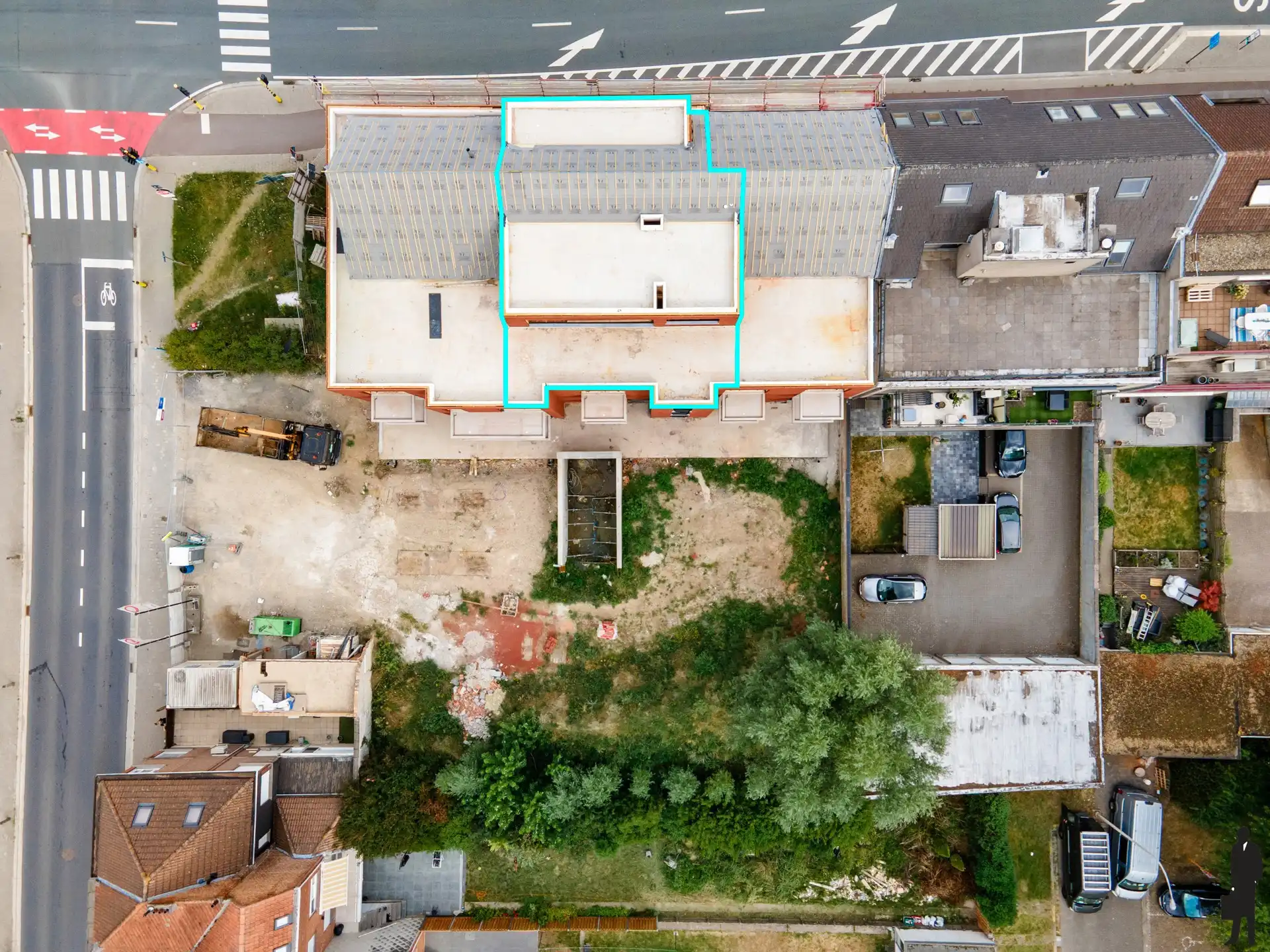 Uniek penthouse met terras van 40m² (ruwbouw bijna afgerond) foto 7