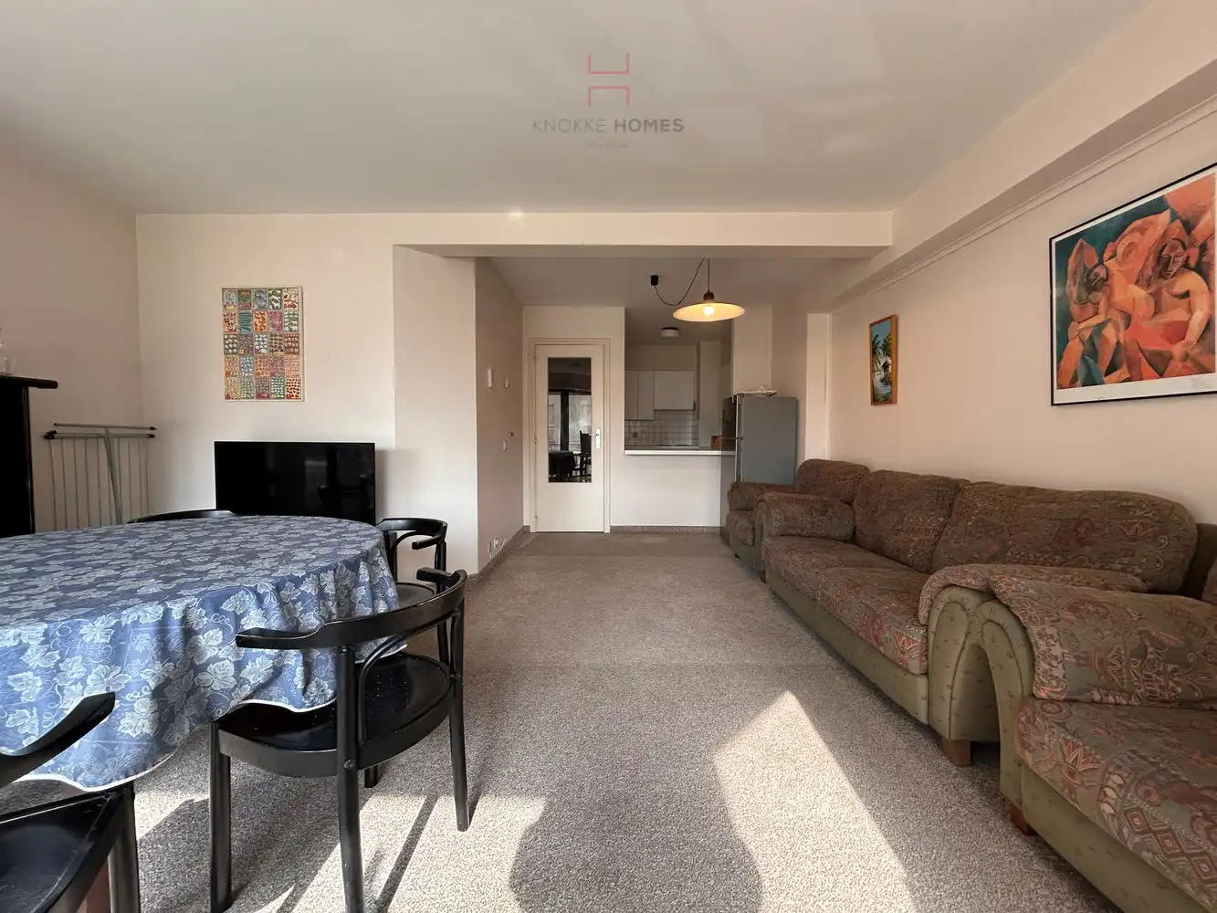 Zuidgericht appartement met zonnig terras te Duinbergen foto 4