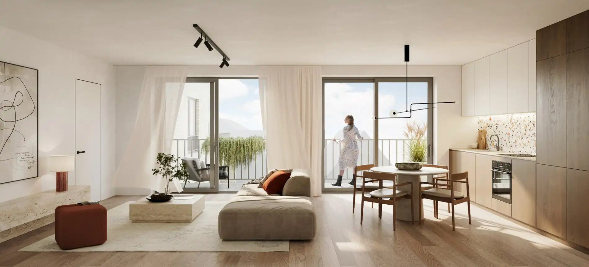 Moderne nieuwbouwappartementen in het groene Assebroek, op fietsafstand van het centrum van Brugge foto 4