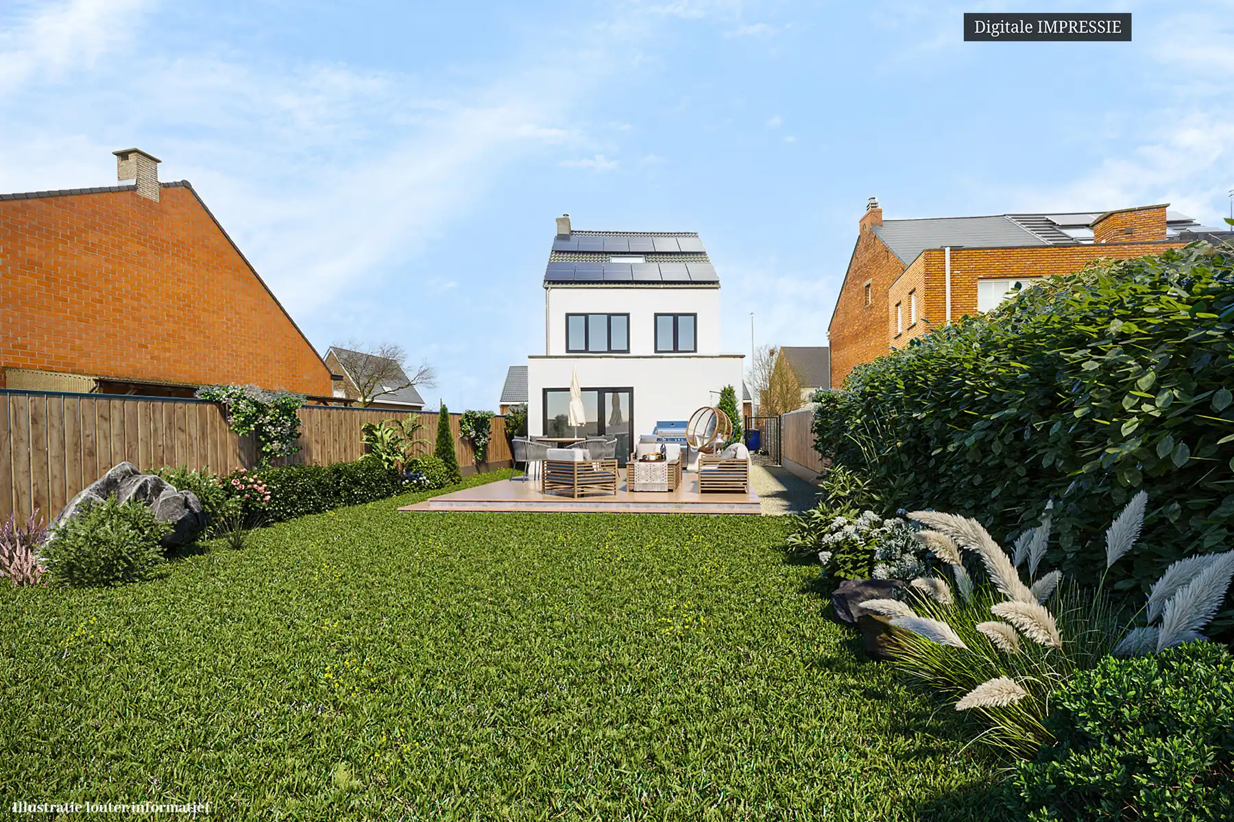 Landelijke gezinswoning met 4 slaapkamers en zeer ruime tuin foto 4