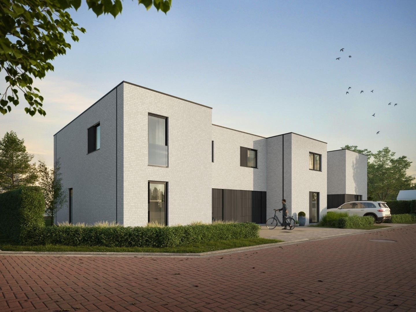 Energiezuinige moderne rijwoning met zuid gerichte tuin foto 3