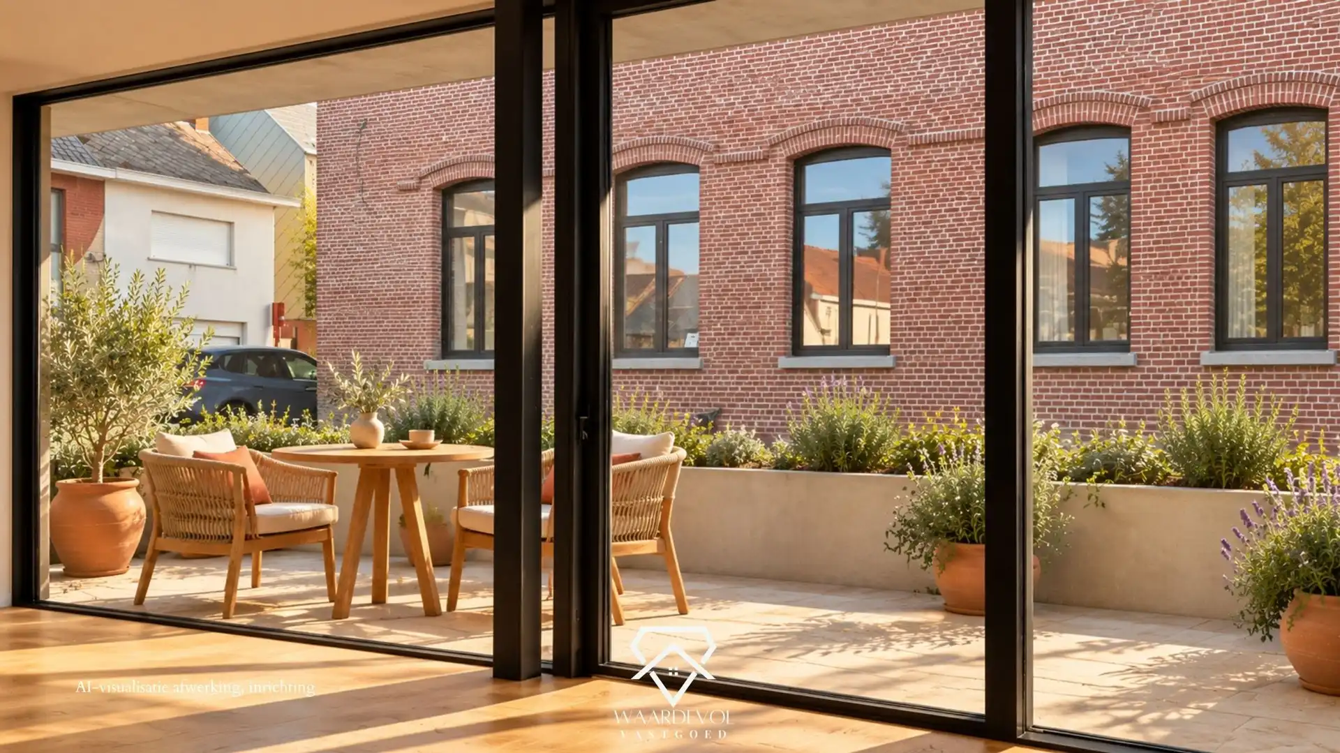 Gelijkvloers wonen in het groen: ruim tweeslaapkamerappartement met terras (6% btw!) foto 3