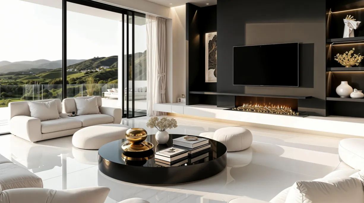 Wonen in een modern meesterwerk met panoramische vergezichten in Cala Golf foto 3