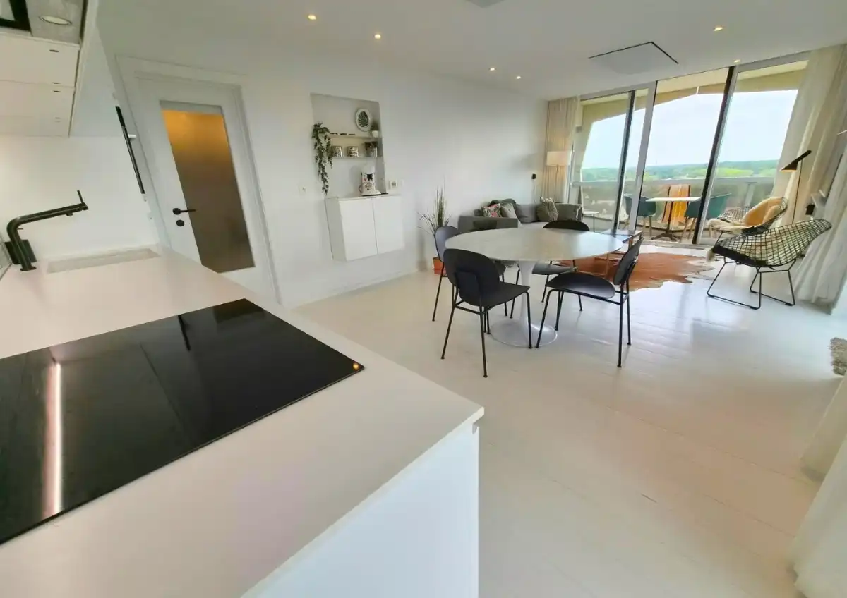 HOEKAPPARTEMENT MET PANORAMISCH ZEEZICHT TE KOOP IN DE PANNE : foto 9