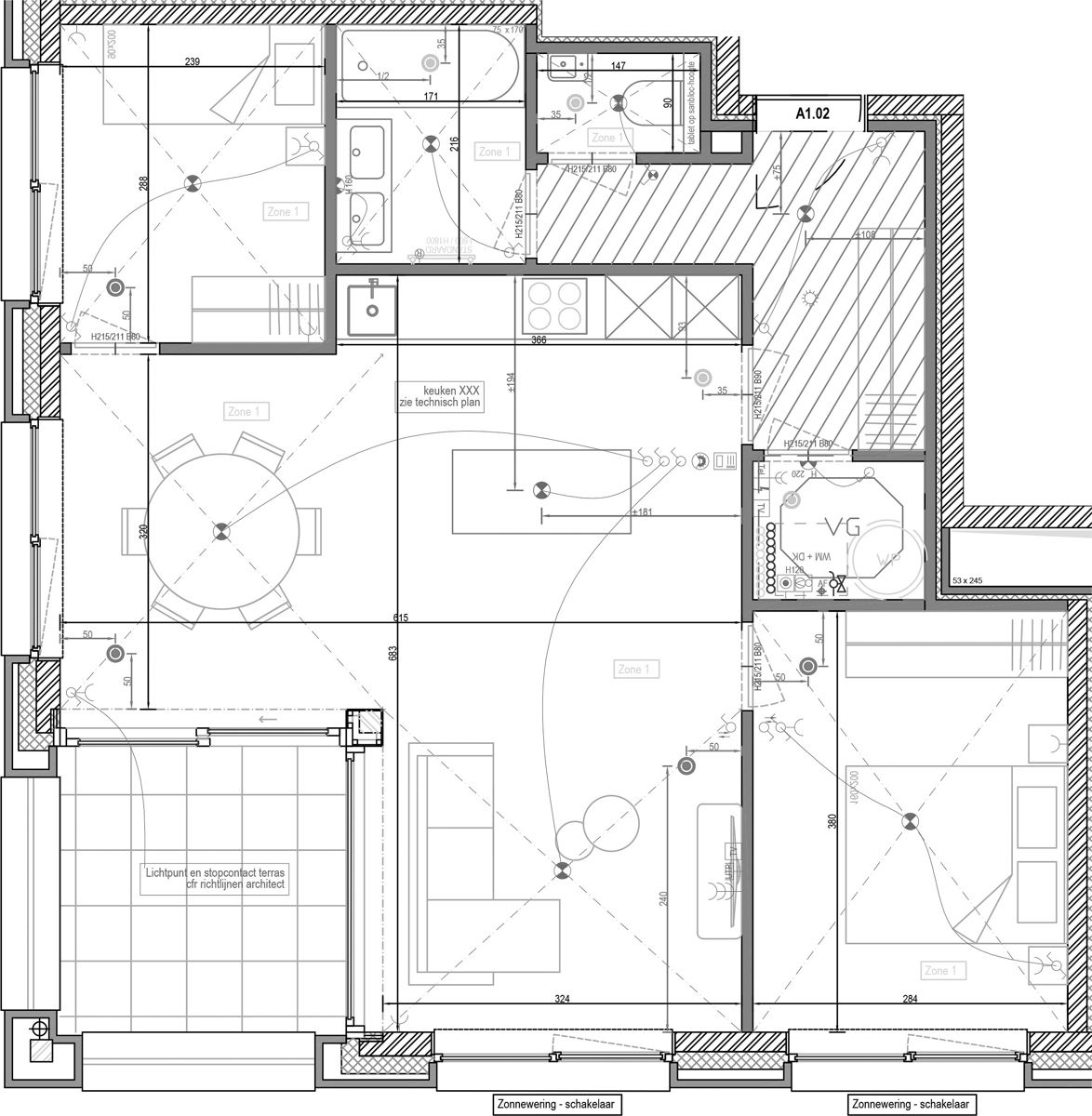 Rustig, en comfortabel 2slpk app. met mooi terras  foto 12