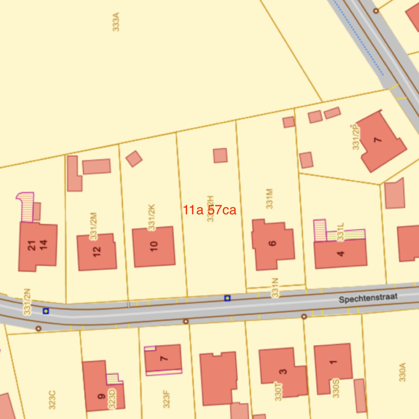 TE KOOP: Rustig gelegen perceel voor ééngezinswoning op 11a 57ca (Spechtenstraat – Hechtel) foto 6