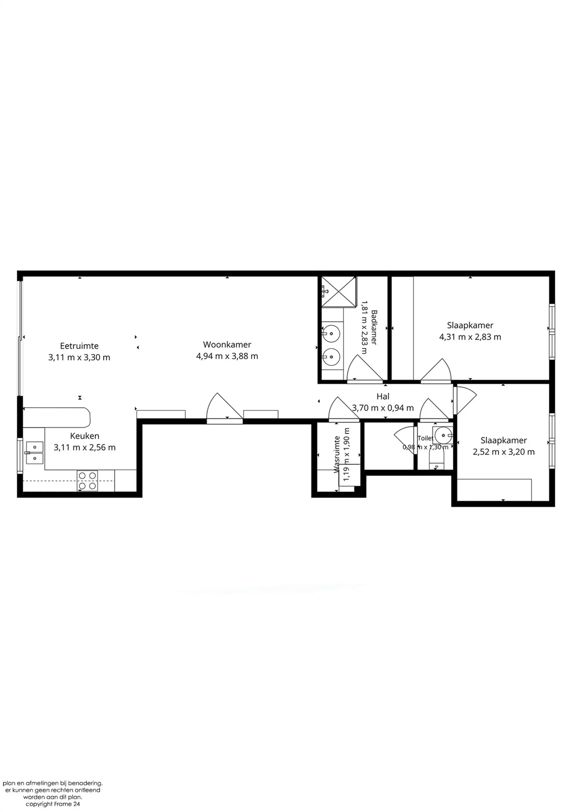 Appartement met twee slaapkamers te Kontich foto 11