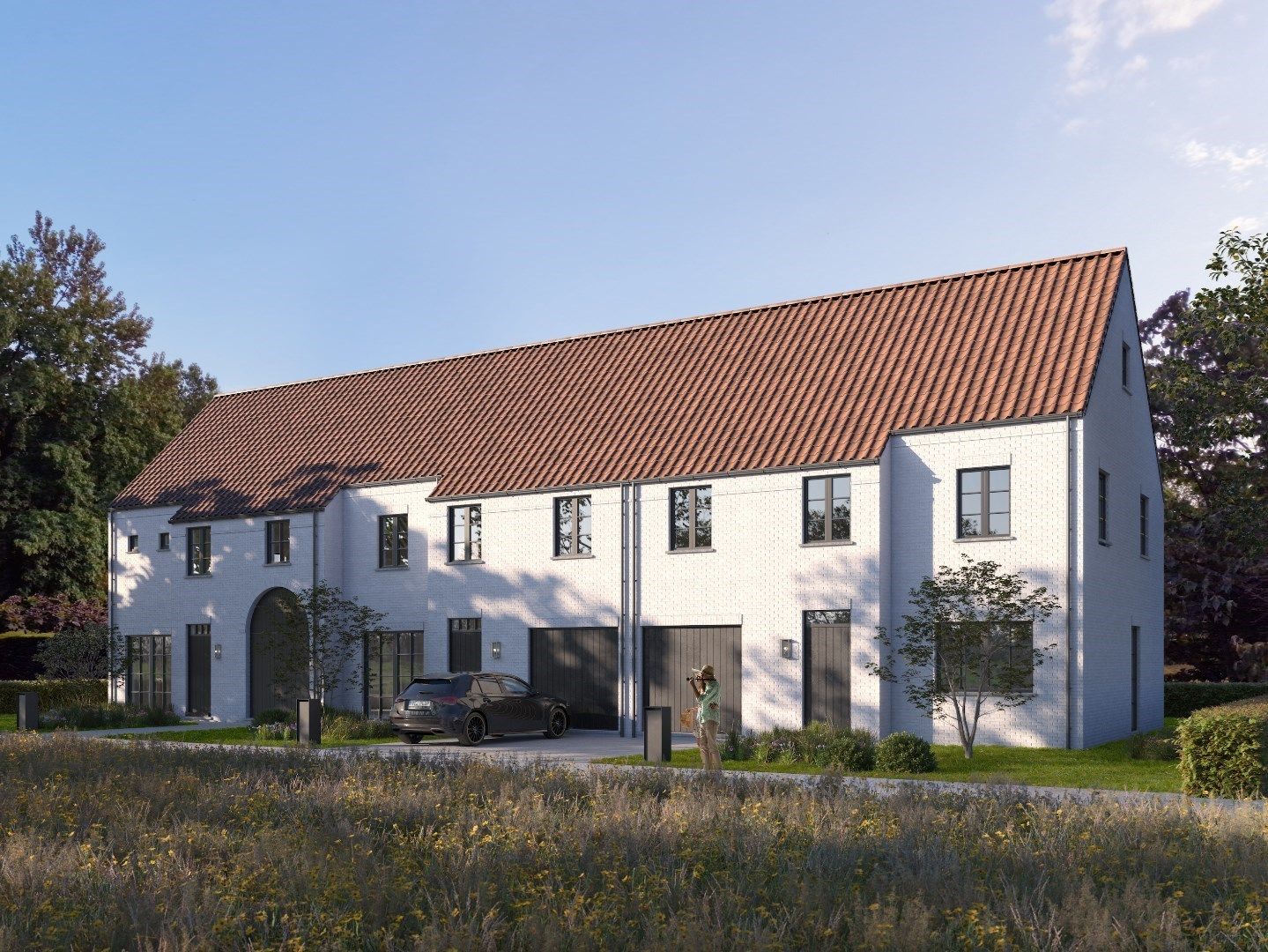 Nieuwbouwwoning met garage foto {{pictureIndex}}