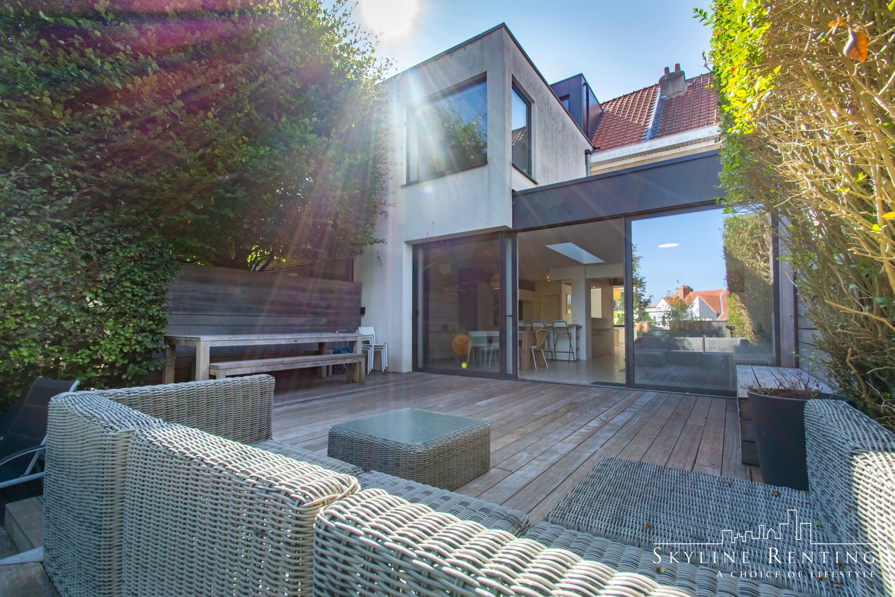 LICHTRIJK - Gemeubeld huis - 3k. met TUIN en TERRAS ! foto 16
