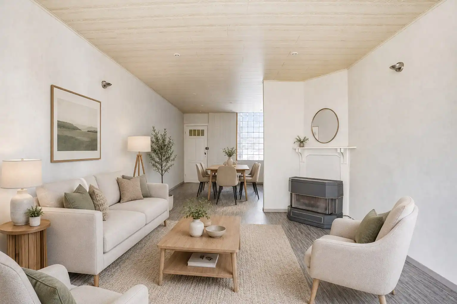 Goed gelegen gebouw op 117m² te De Panne bestaande uit een handelsruimte en woonst.  foto 13