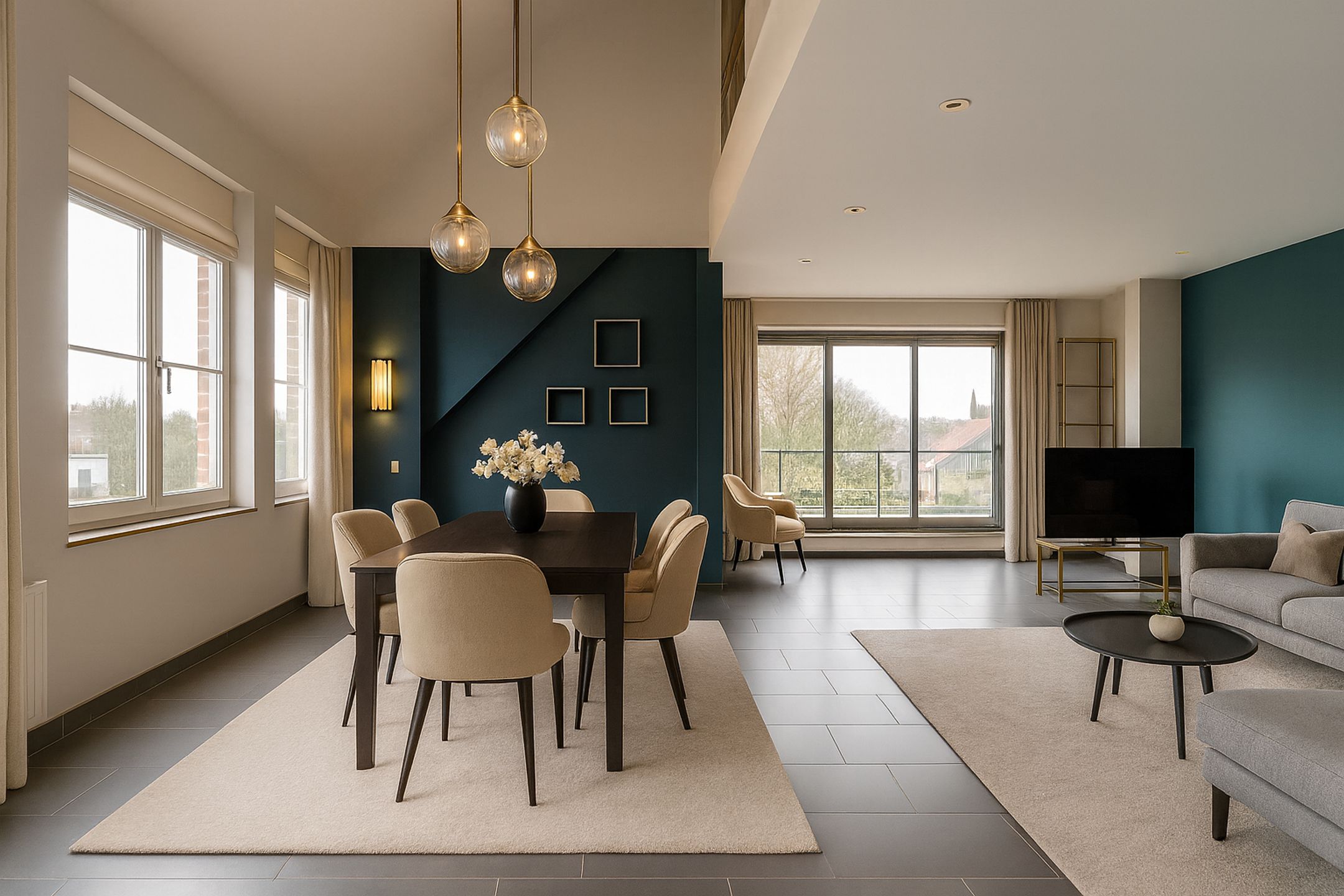 Luxe dakappartement met ruim terras en dubbele garagebox. foto {{pictureIndex}}