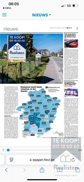 Bouwgrond aan de Melbeekstraat 21, 3500 Hasselt - met of zonder woning foto 14