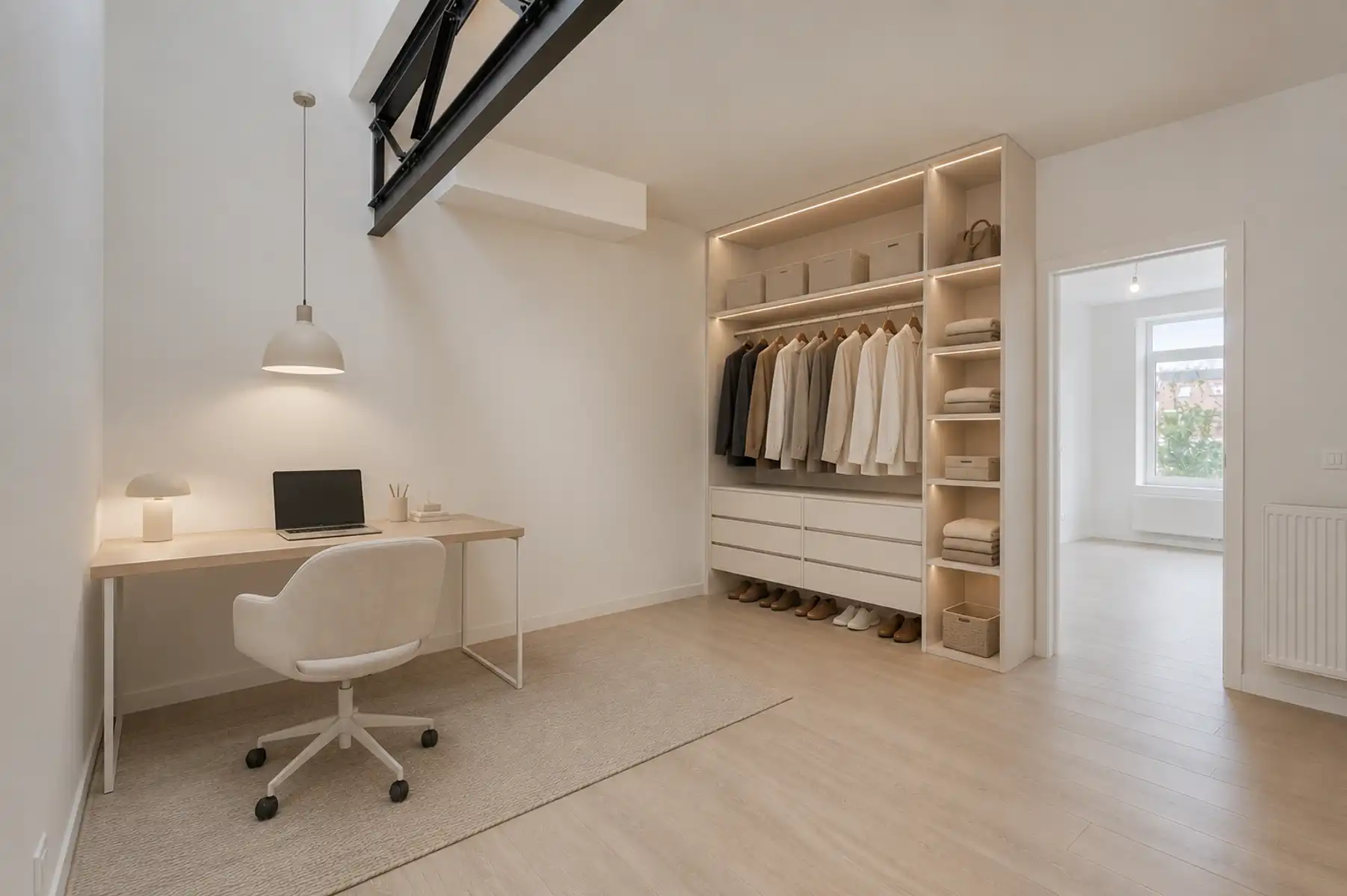 Stijlvol gerenoveerd duplex-appartement met terras foto 16