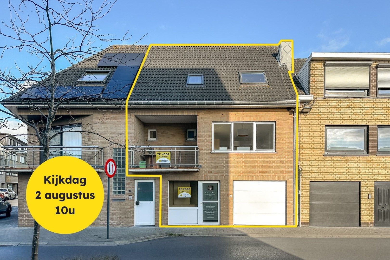 Ruim duplex appartement met 3 slaapkamers, garage en handelsruimte foto {{pictureIndex}}