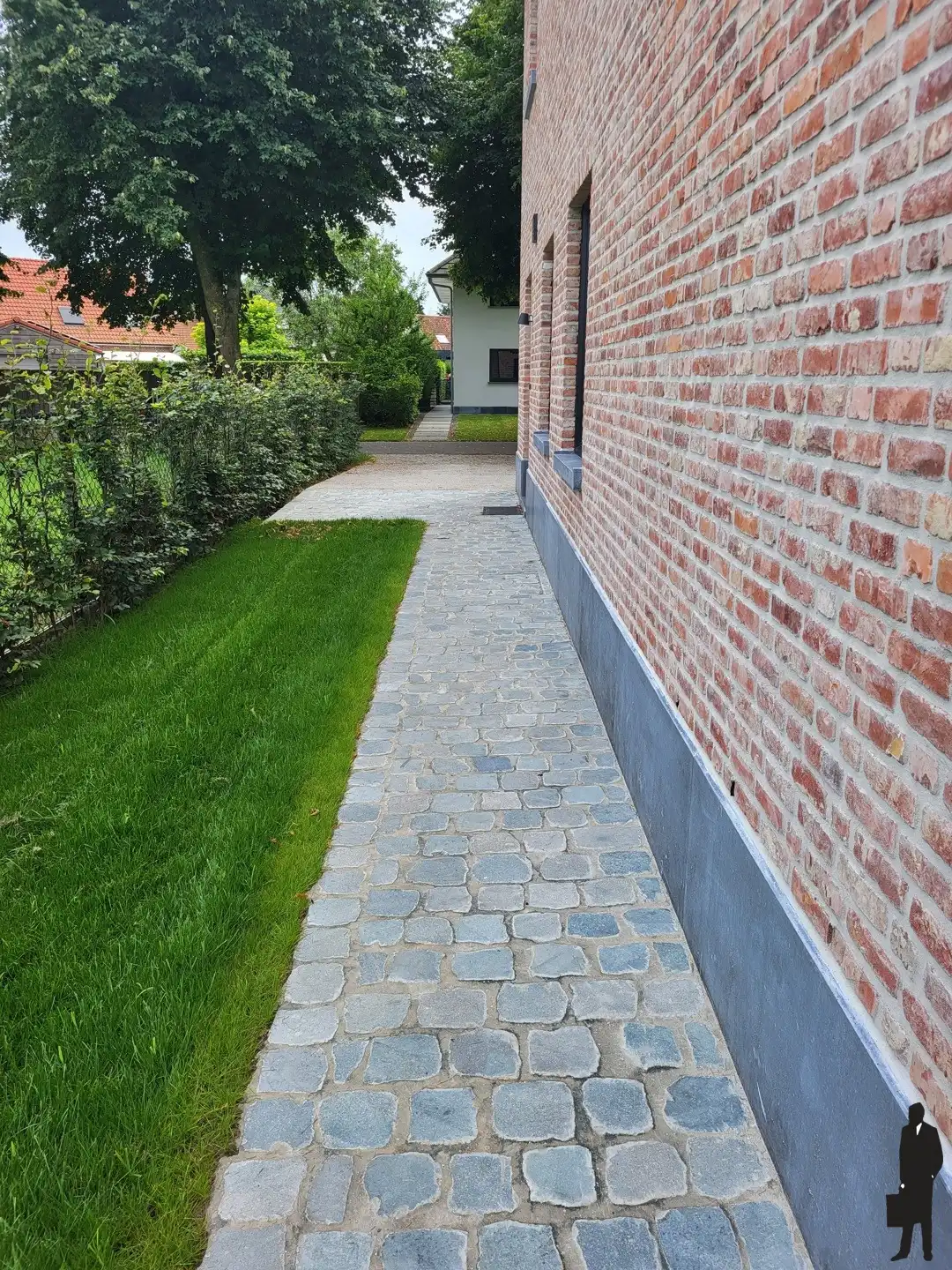 Zeer recente (nieuwbouw 2 jaar oud) energiezuinige halfopen bebouwing met 3 slaapkamers, nieuwste technieken zoals warmtepomp, zonnepanelen, … en open zicht op veel groen van de omliggende landerijen. foto 18