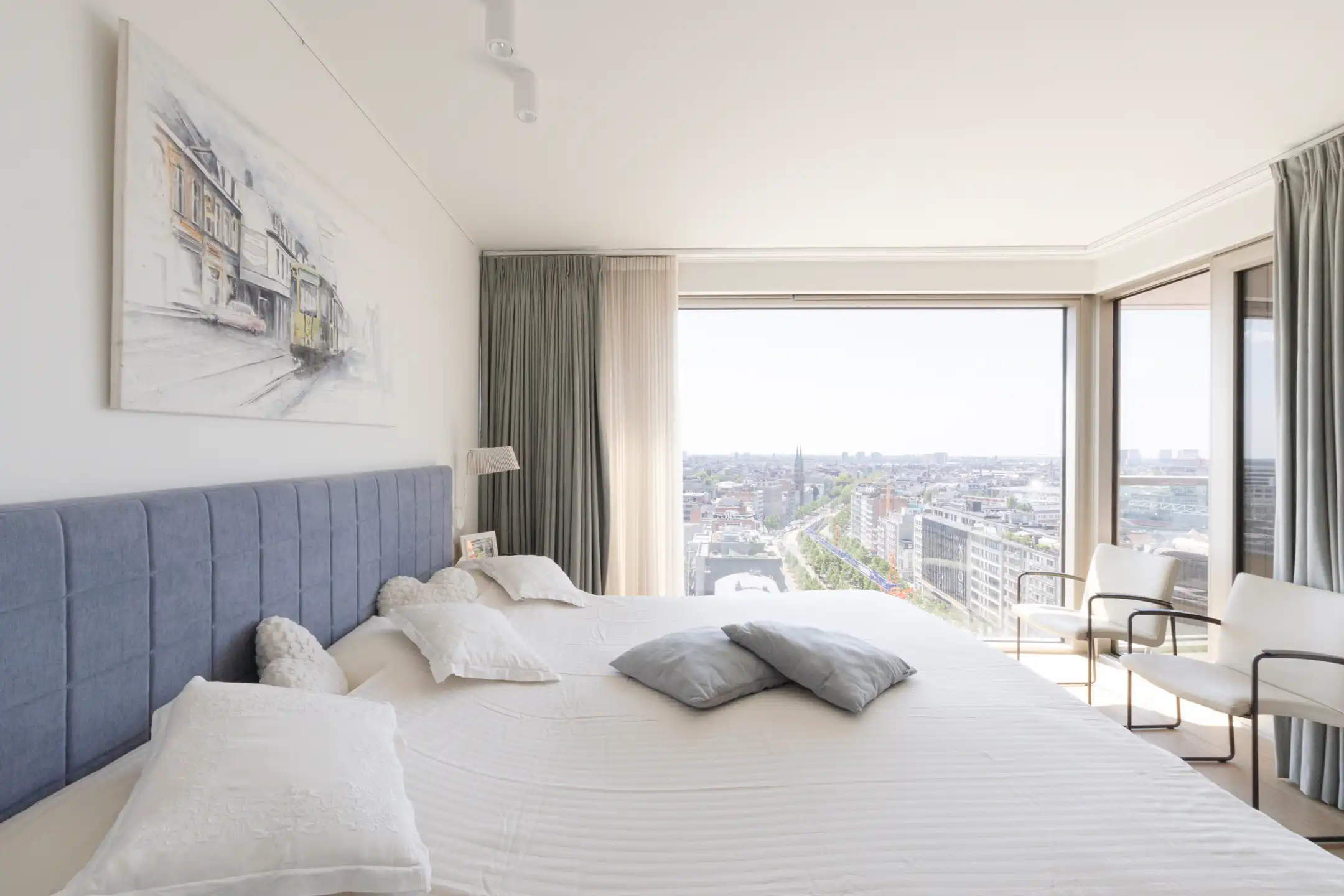 ANTWERPEN CENTRUM - Hoekappartement met panoramisch zicht foto 7