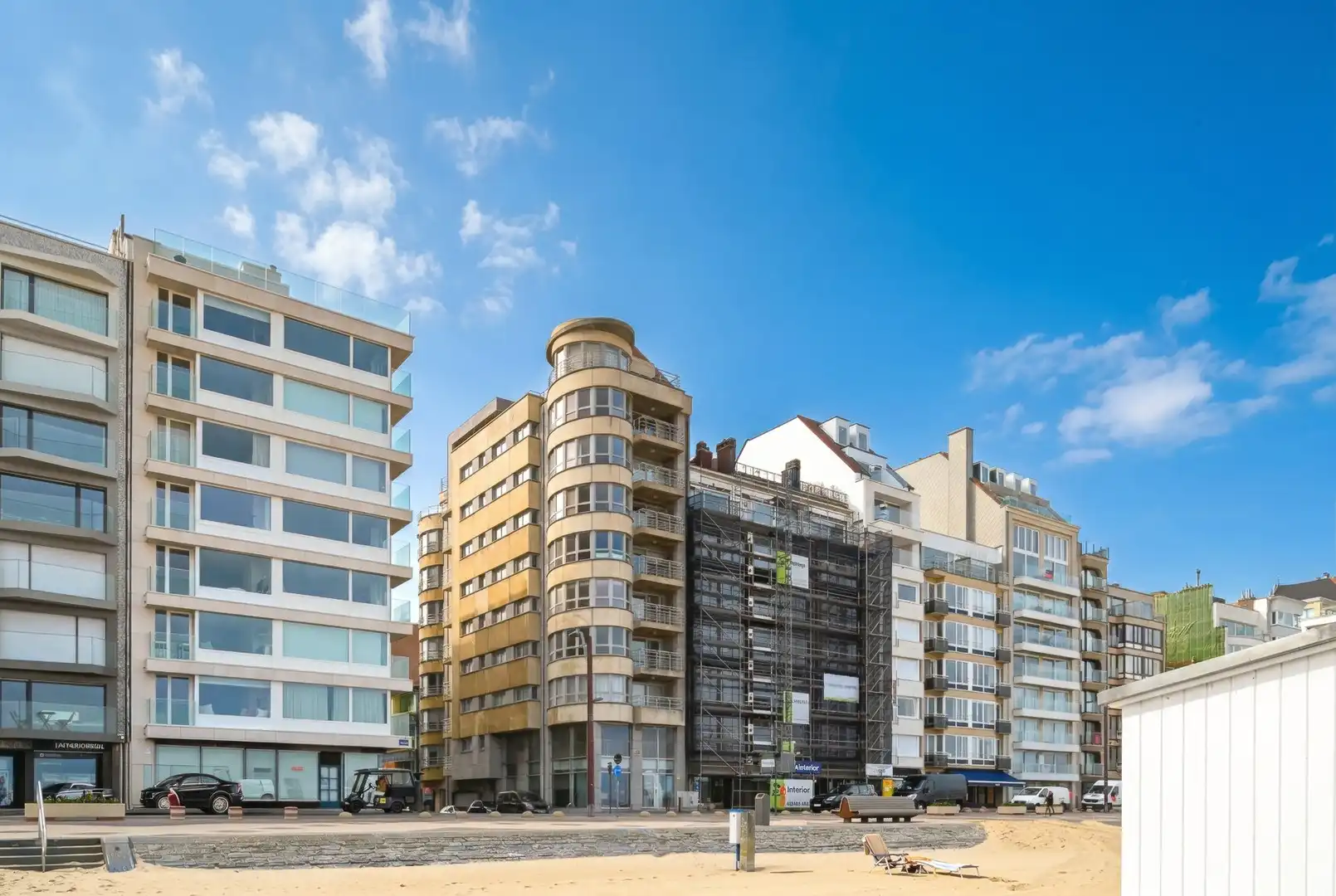 Schitterend hoekappartement in het hart van het Zoute met frontaal zeezicht. foto 25