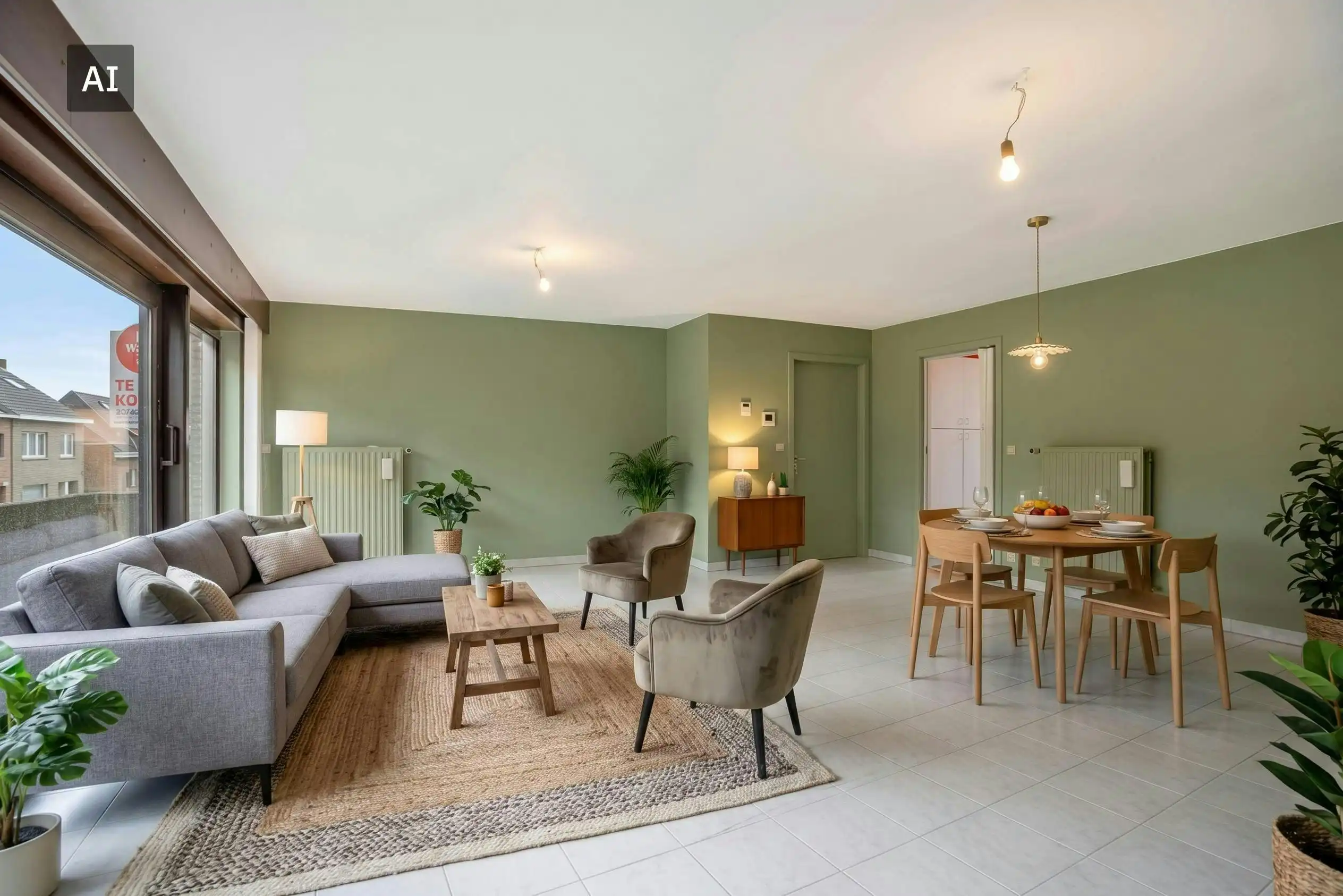 Instapklaar 2-kamerappartement in hartje Poperinge foto 4
