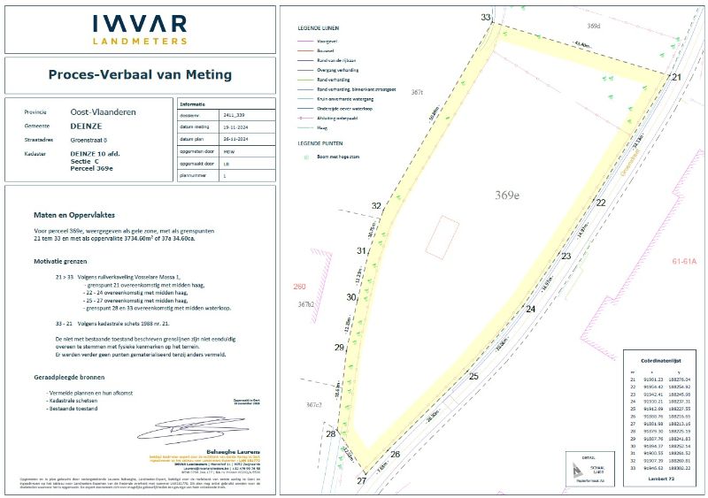 Mooi stuk grond 3.734 m² – KMO-zone Deinze foto 2