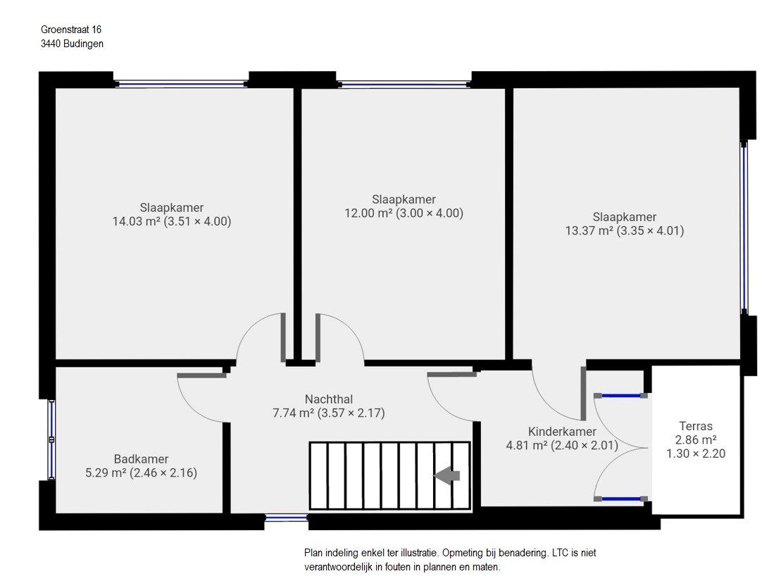 Open bebouwing met 3 grote slaapkamers en garage foto 18