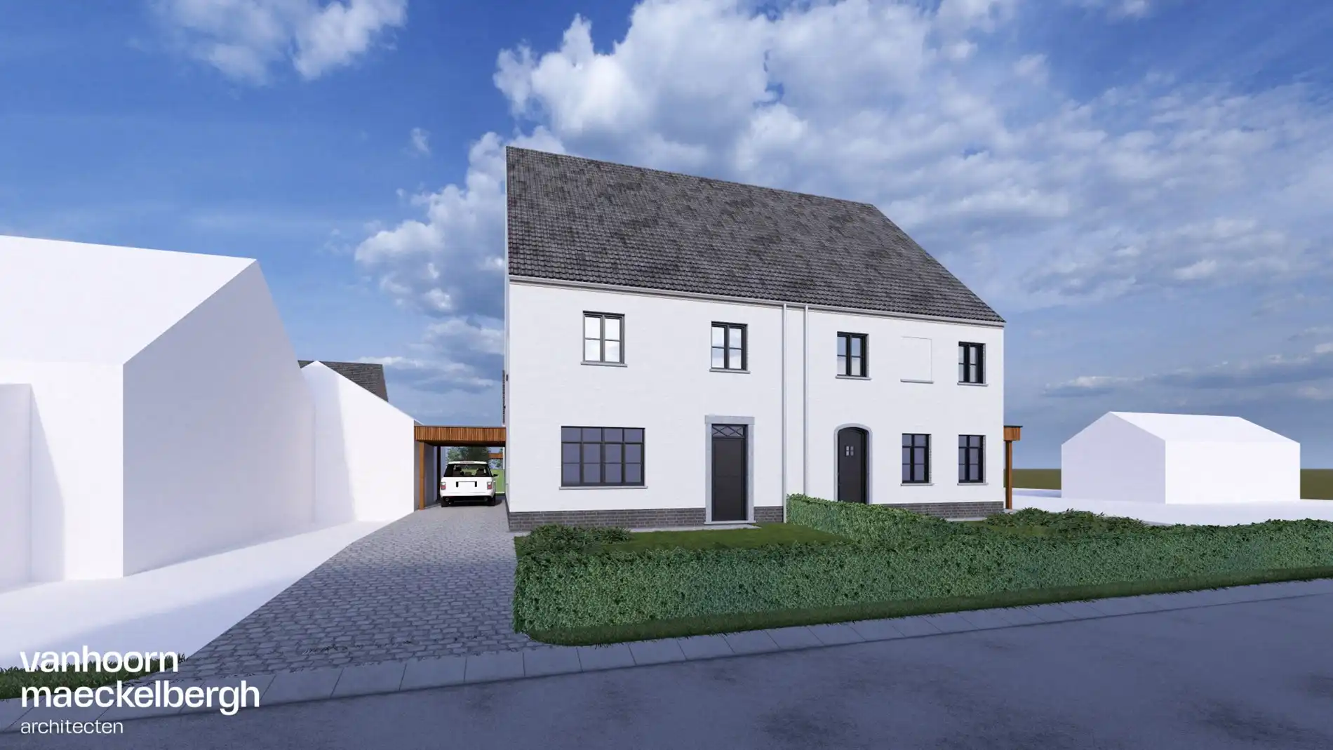 Exclusieve landelijke halfopen bebouwingen op topligging te Westende foto 2
