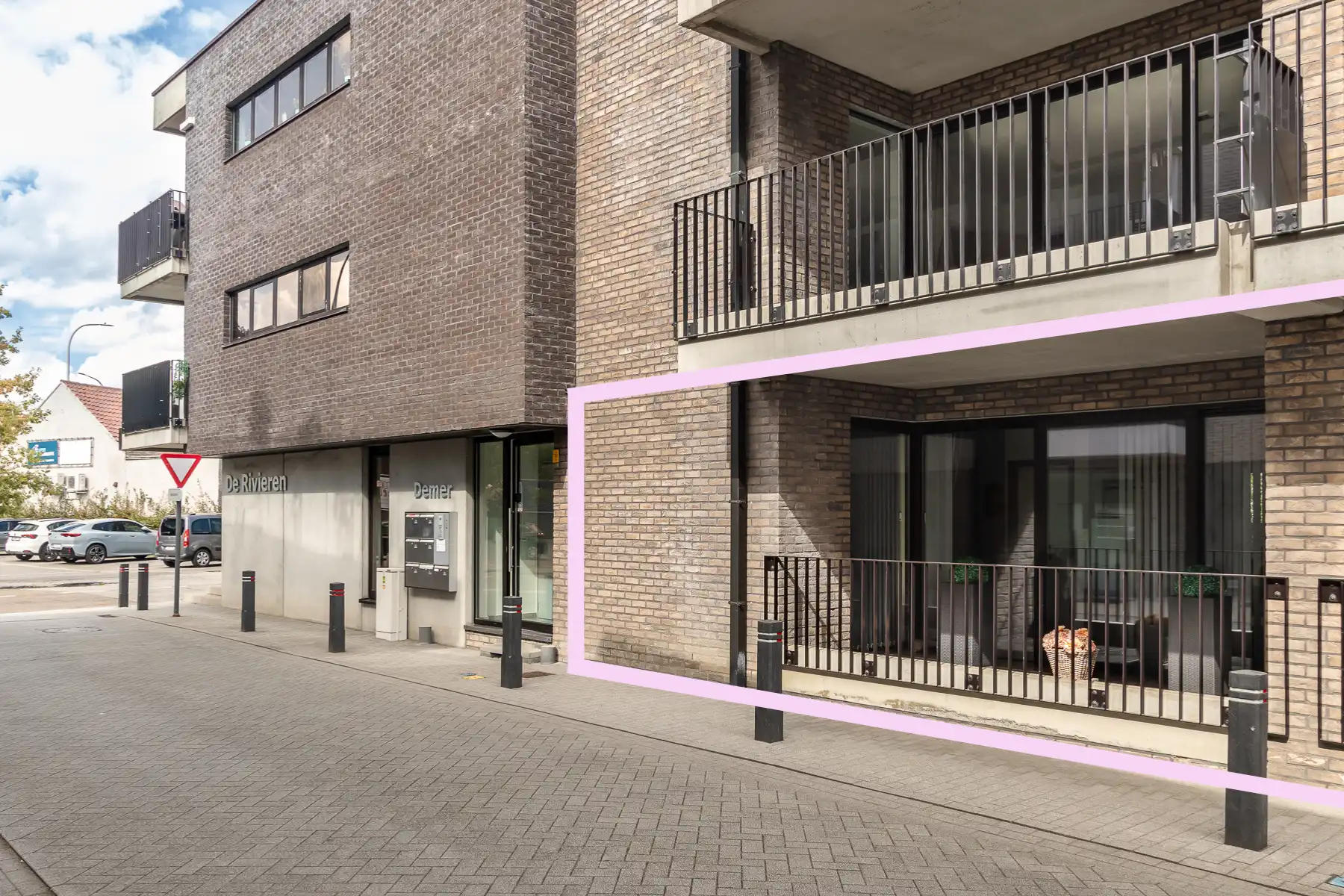 Gelijkvloersapp met 2 slaapkmrs, 2 terrassen + parkeerplaats foto 30