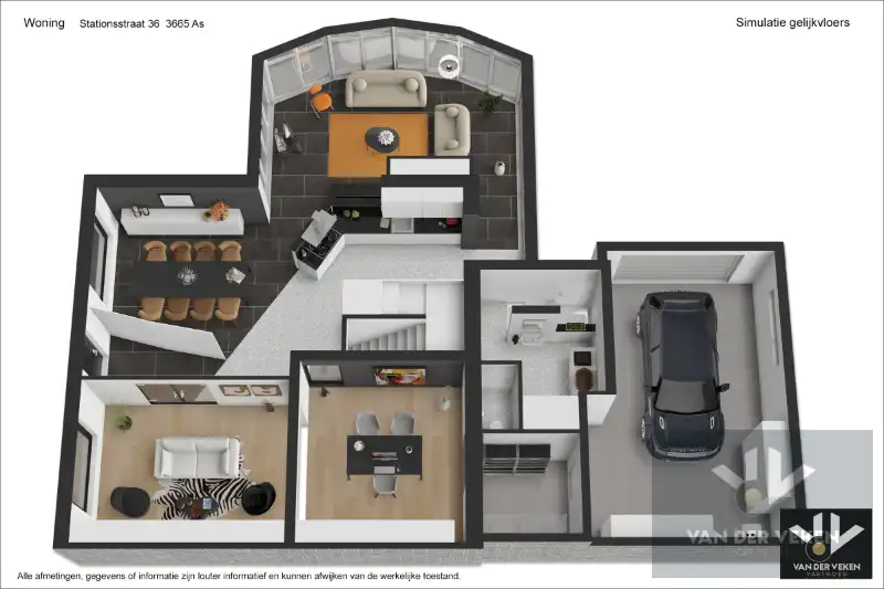 Knap afgewertet, energiezuinige, lichtrijke en ruime woning met vier slaapkamers en guesthouse/praktijkruimte met tal van mogelijkheden op centrale (maar toch bosrijke!) locatie te As foto 12