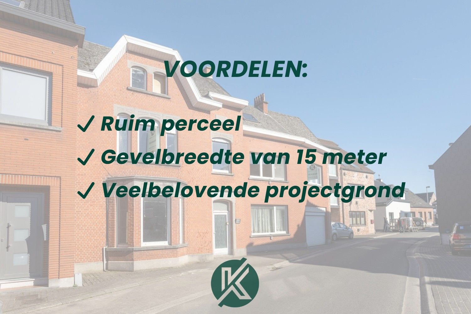 Interessante projectgrond in Mere foto 2