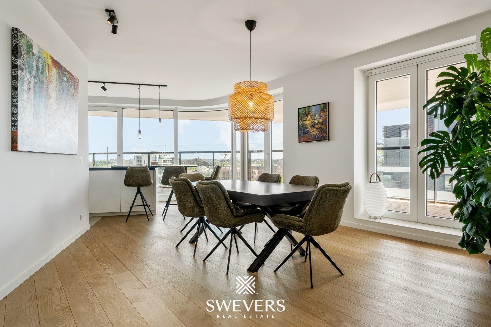 Adembenemend luxueus appartement (216m²) op Zuidzicht met riant terras rondom (223 m²) foto 11