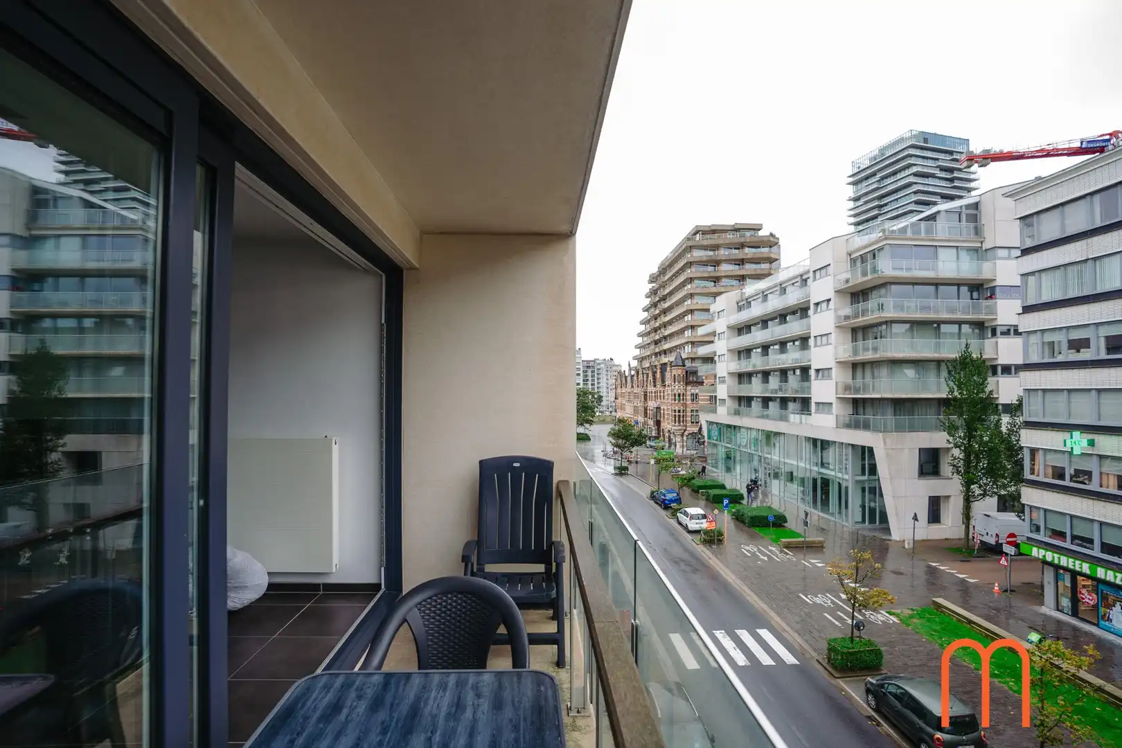Appartement te huur in Oostende centrum – Modern 1-slaapkamerappartement met terras foto 7