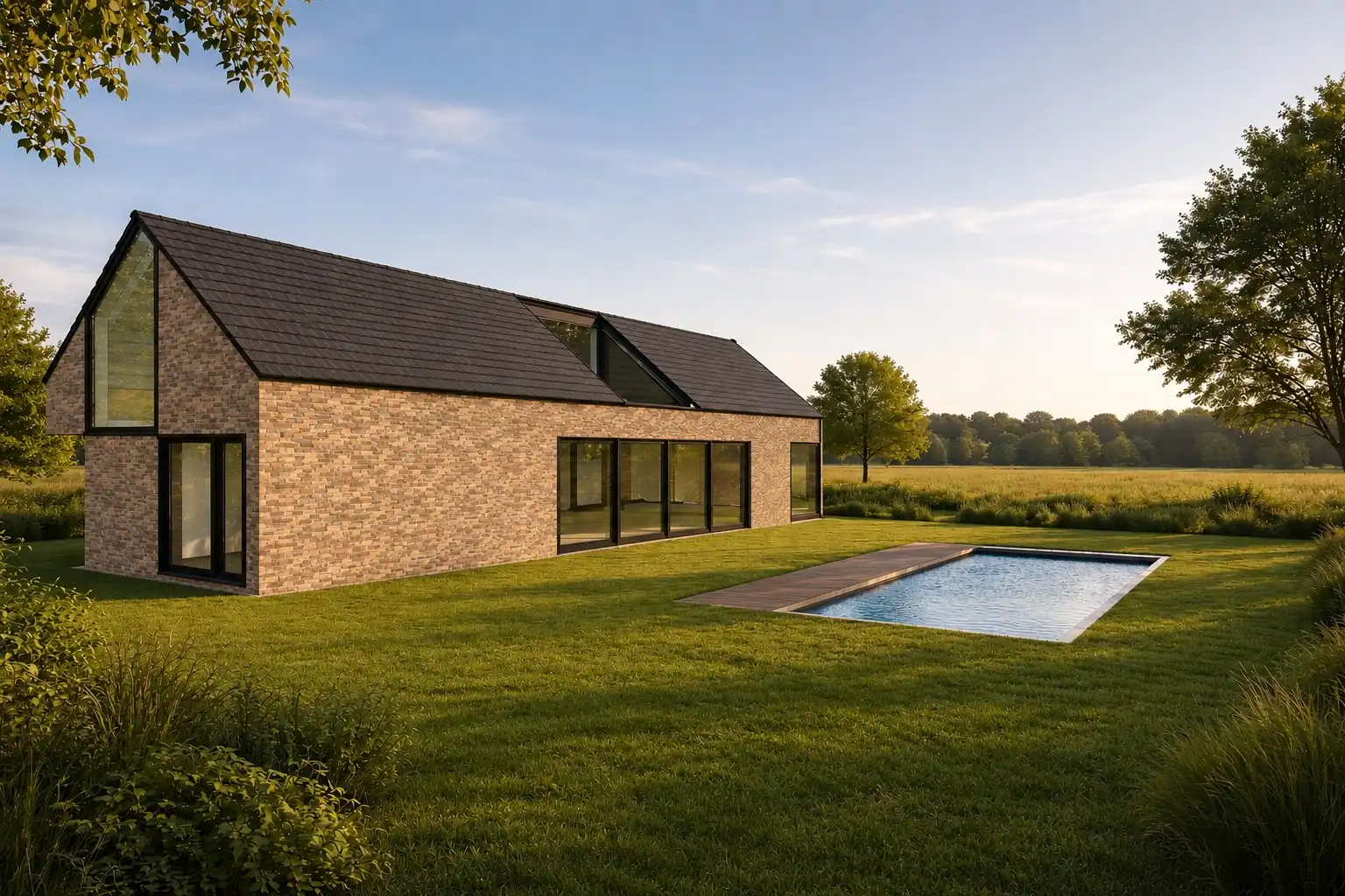 Unieke casco woning op 2ha grond.  foto 20