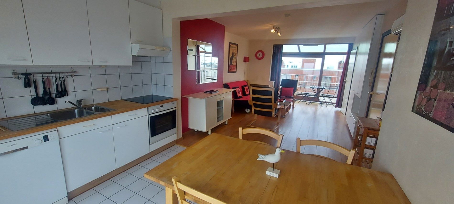 PENTHOUSE MET 1 SLAAPKAMER TE KOOP OP DE ZEEDIJK IN KOKSIJDE foto 2