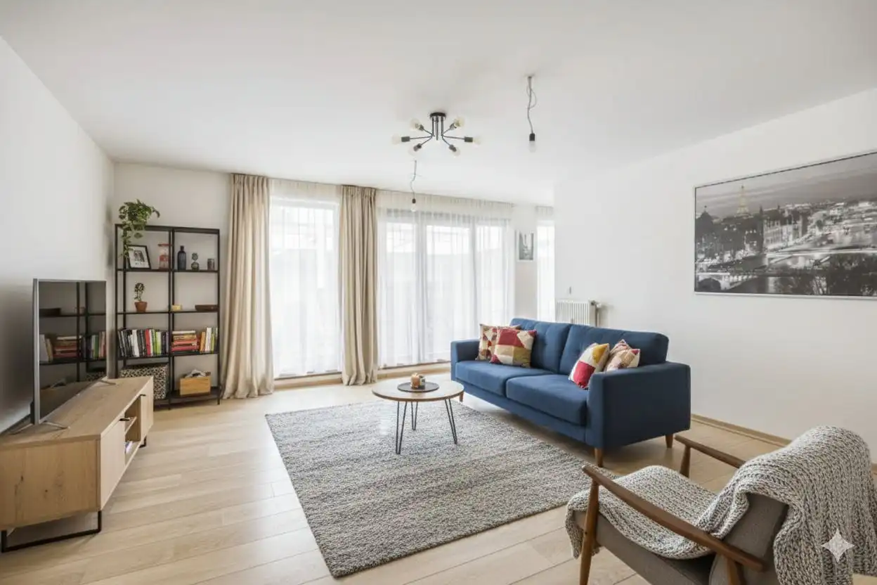 Ruim appartement met twee slaapkamers in centrum Brussel foto 4