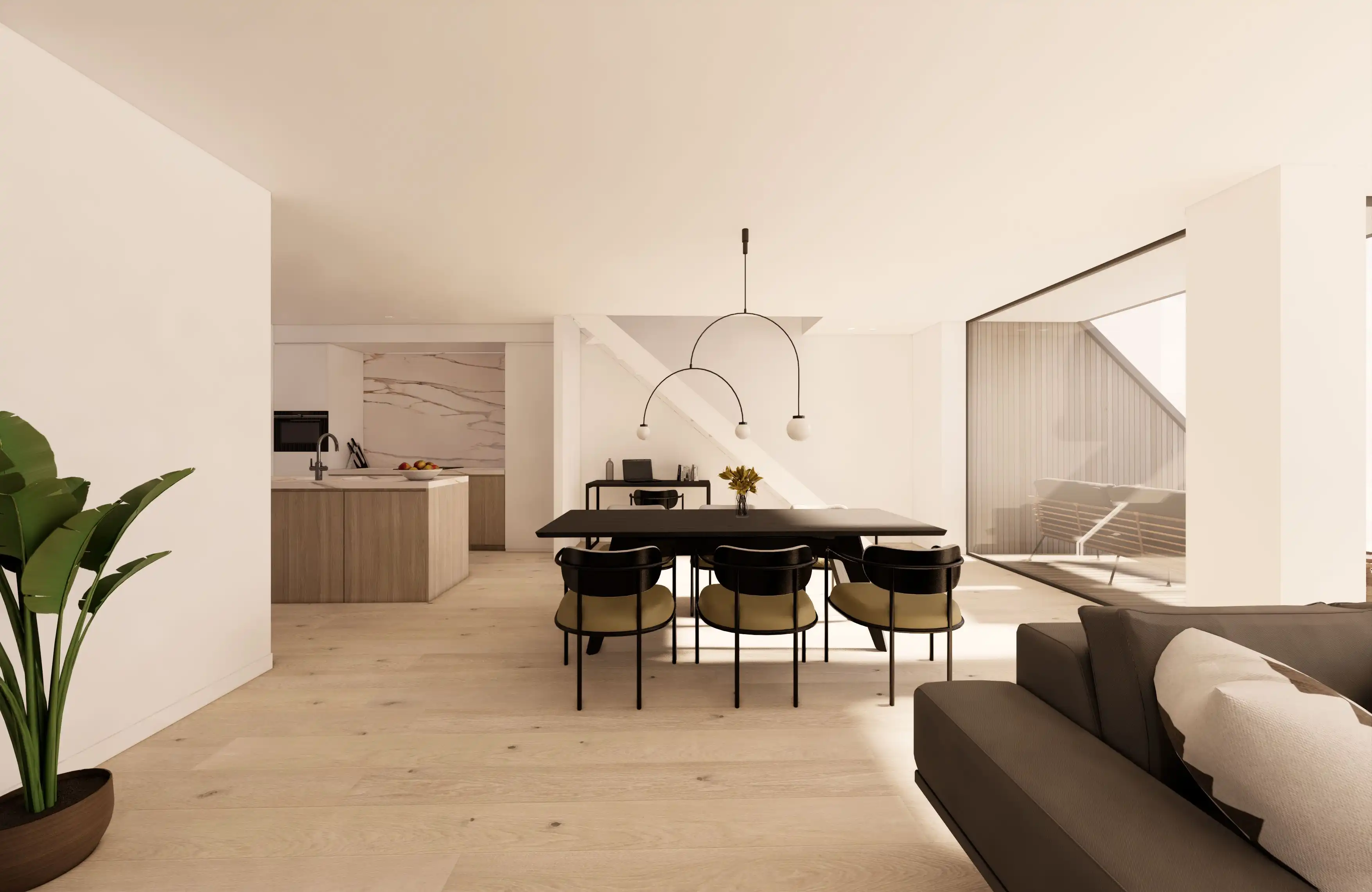 UNIEK DUPLEX APPARTEMENT MET 3 SLAAPKAMERS EN TERRASSEN – OP WANDELAFSTAND VAN ZEE! foto 3