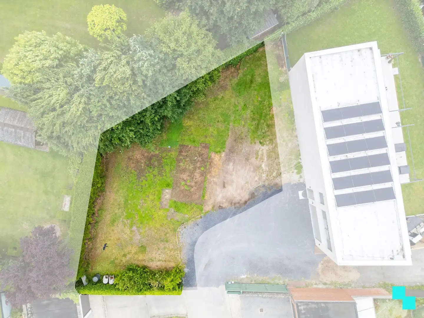 Bouwgrond voor open bebouwing in rustige residentiële omgeving te Izegem foto 3