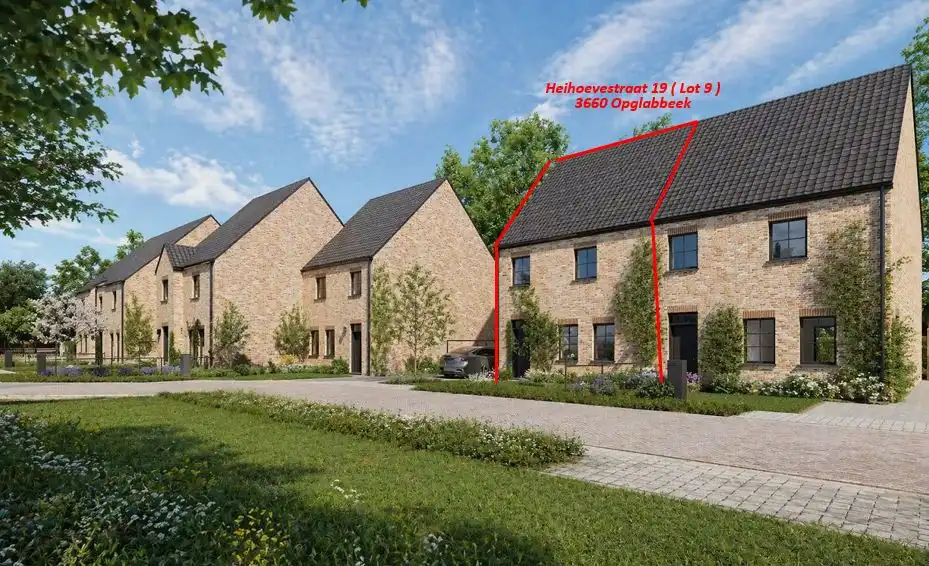 Nieuwbouwproject Heihoeve – Heihoevestraat 19 ( Lot 9 ) - Opglabbeek foto 3