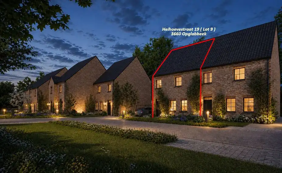 Nieuwbouwproject Heihoeve – Heihoevestraat 19 ( Lot 9 ) - Opglabbeek foto 4