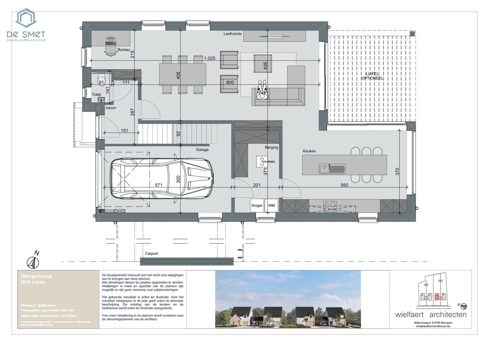 NIEUWBOUW OPEN BEBOUWING MET 3 SLP EN TUIN TE DEFTINGE foto 11
