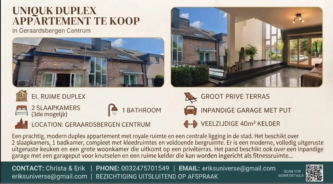 Appartement te koop Hunnegemstraat 12 - 9500 Geraardsbergen